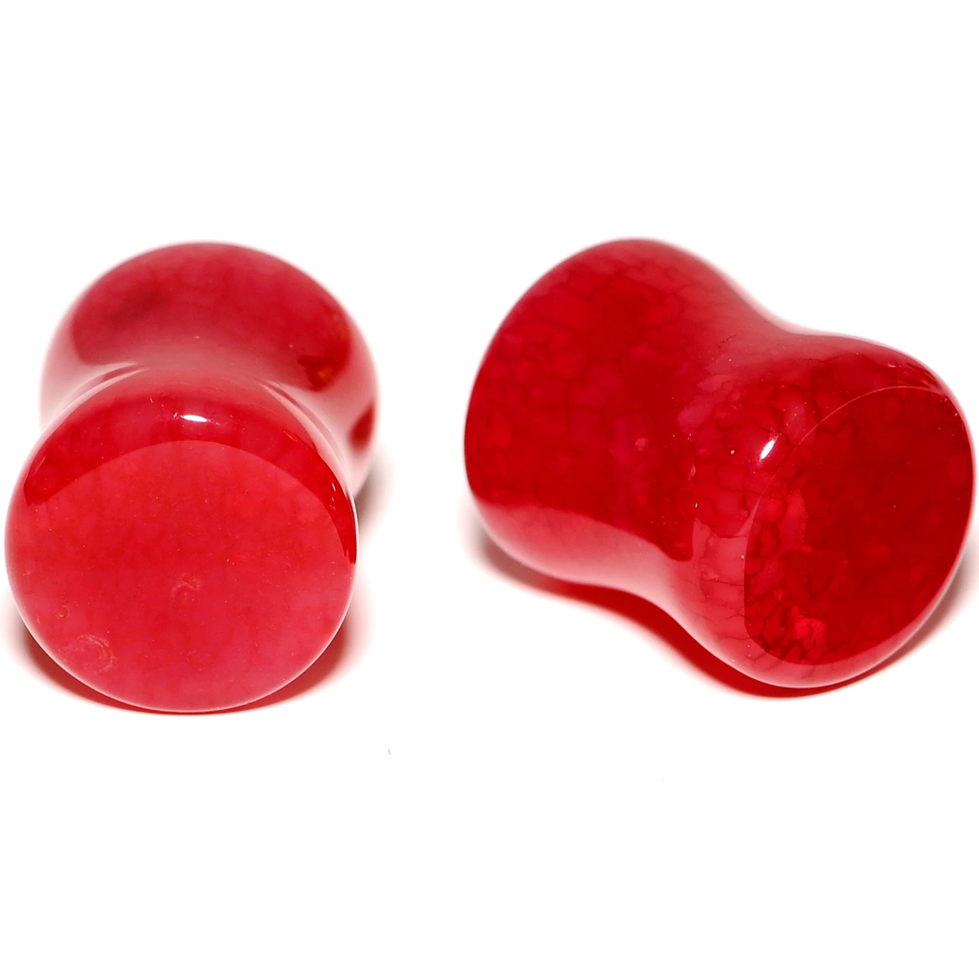 Solid Red Stone Saddle Plug Set 6mm to 25mm - Image 5
