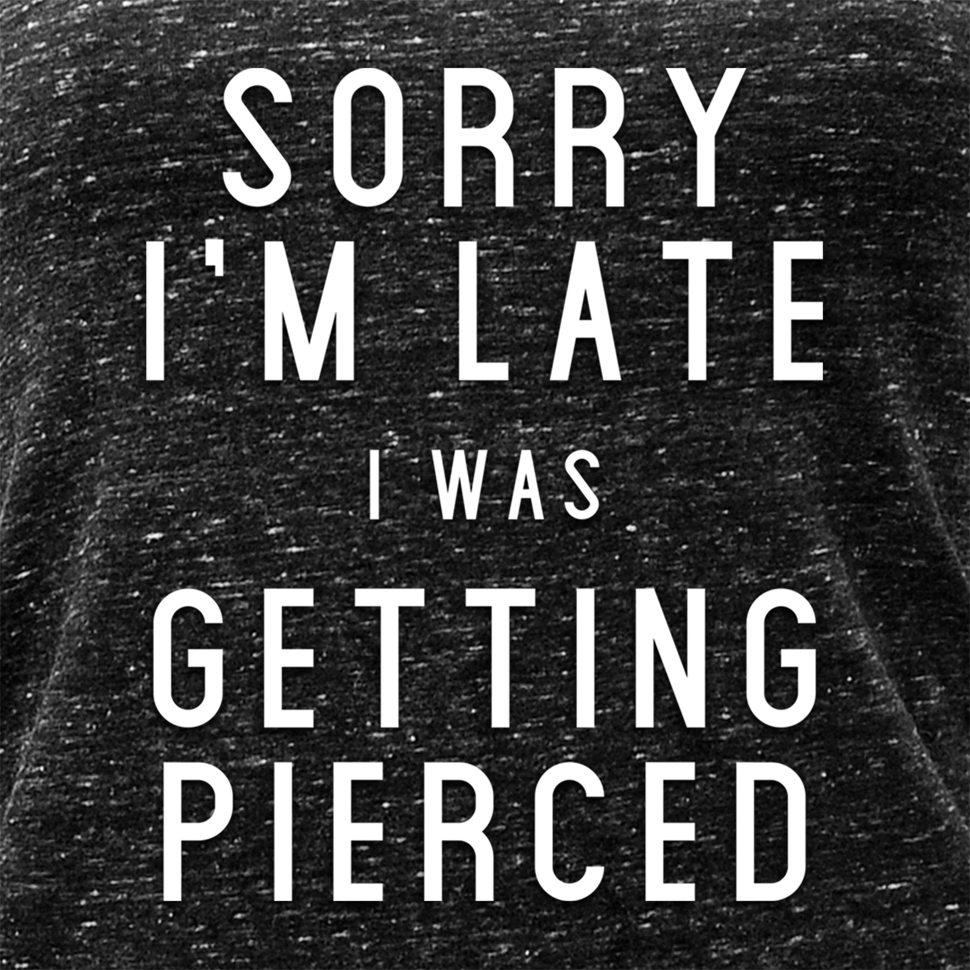 Sorry I'm Late I was Getting Pierced Cosmic Twist Back Tank Top - Image 3
