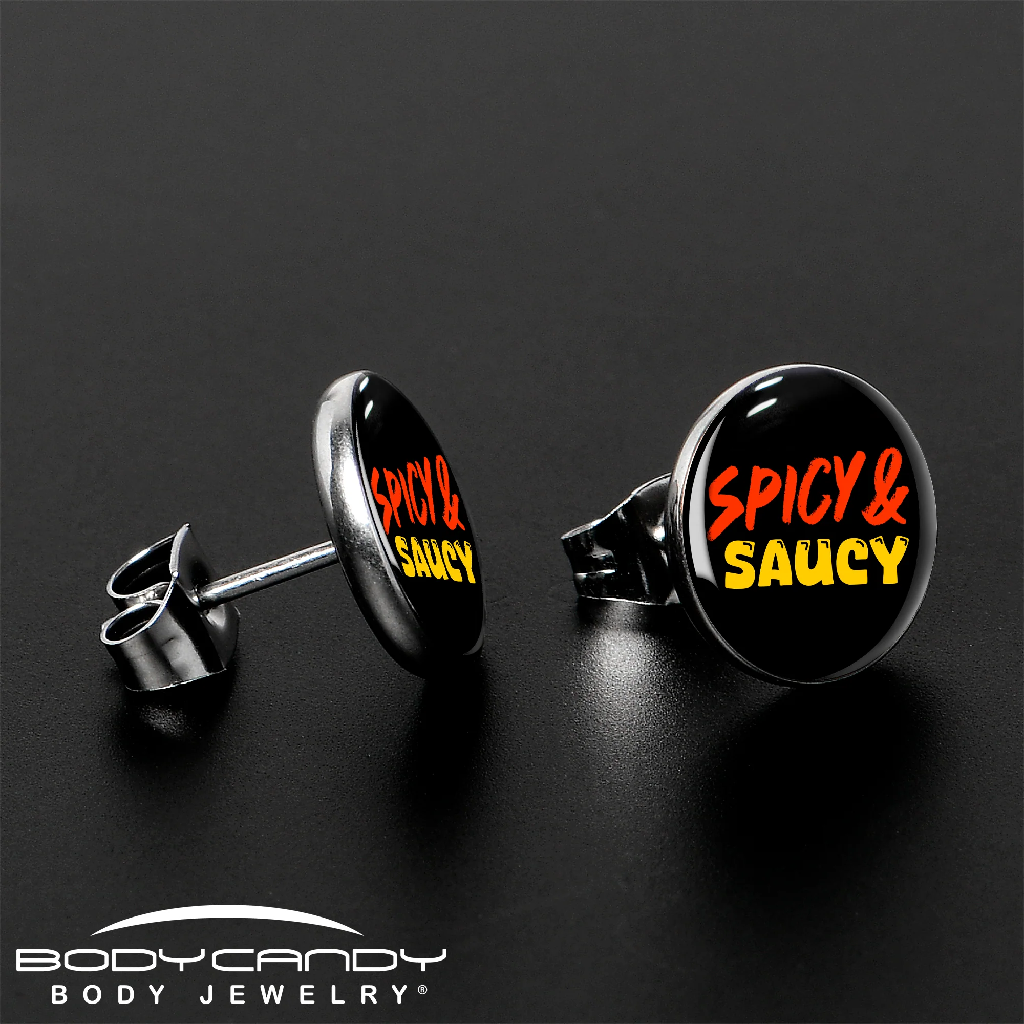 Spicy and Saucy Stud Earrings by Onyx O - Image 3