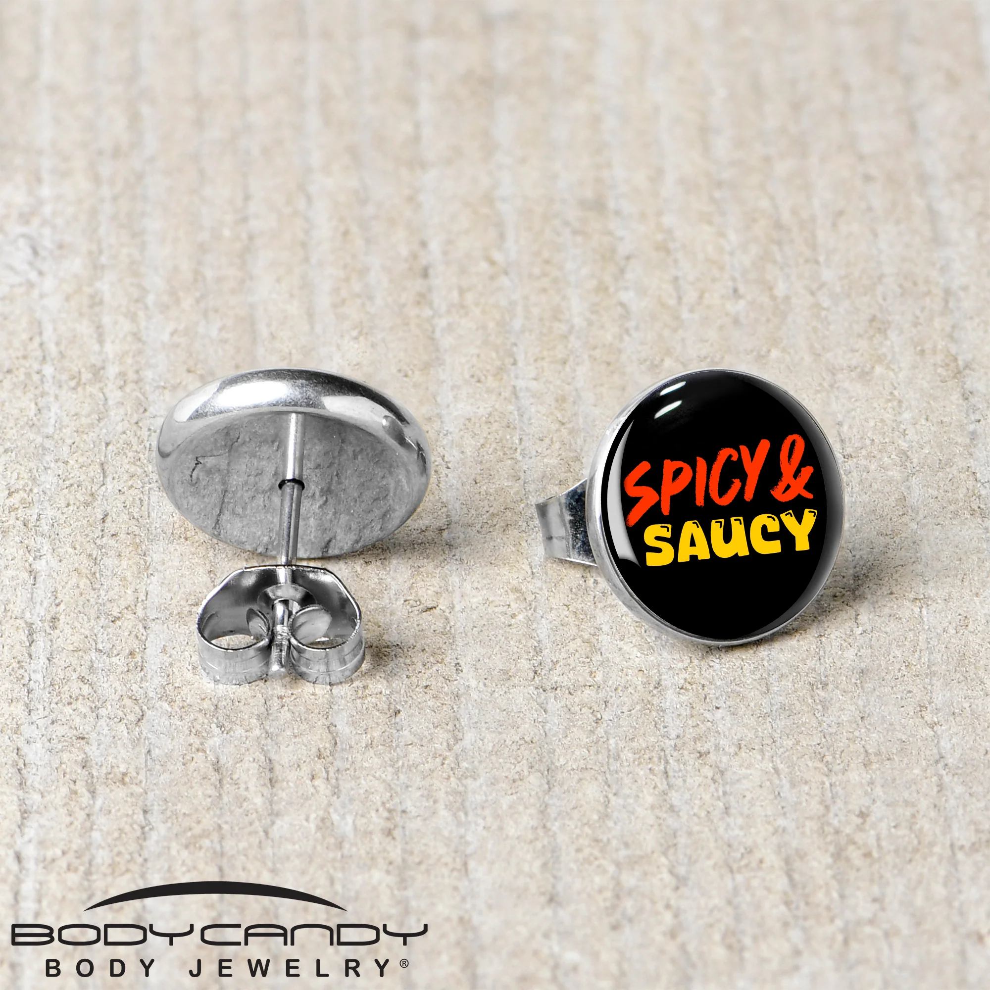 Spicy and Saucy Stud Earrings by Onyx O - Image 5