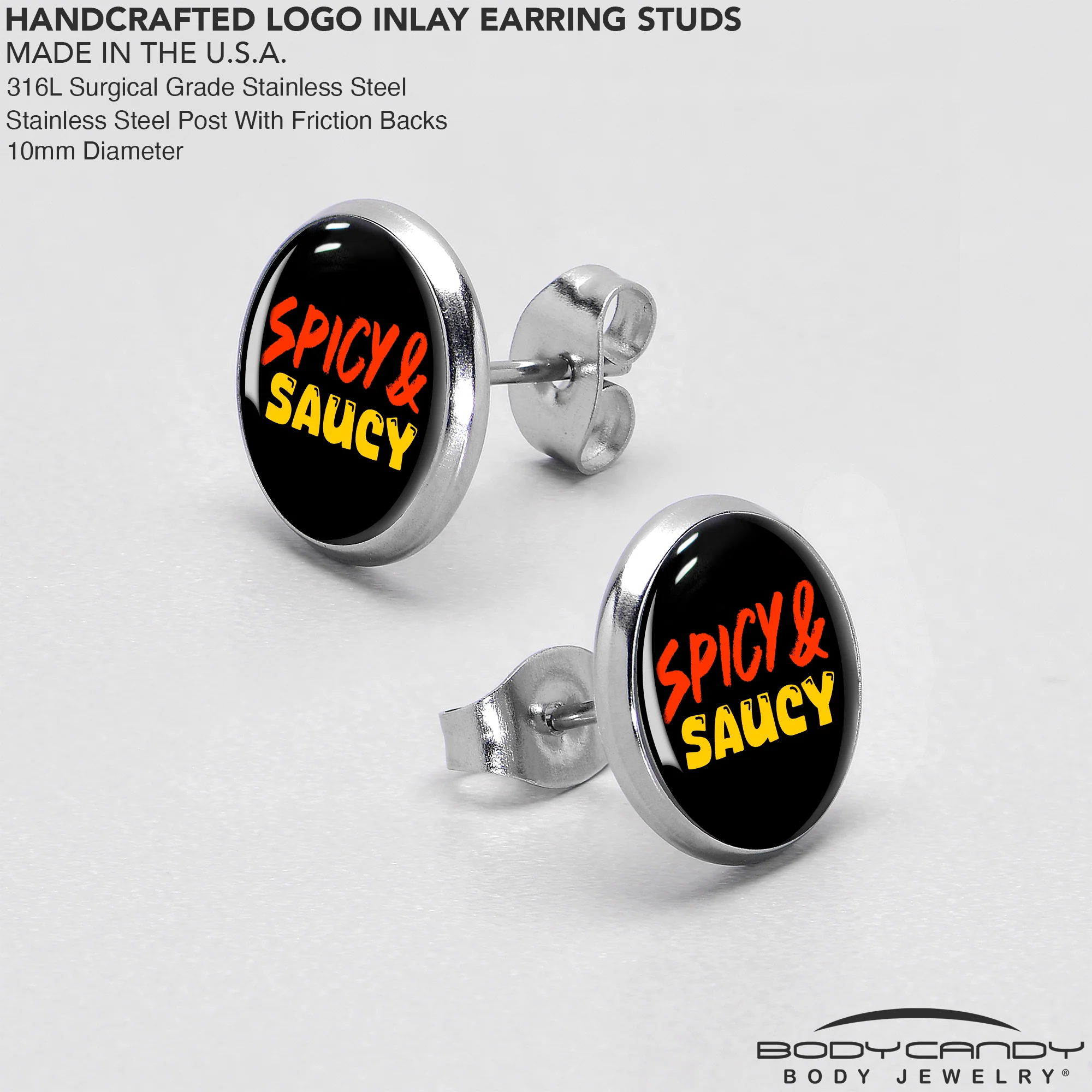 Spicy and Saucy Stud Earrings by Onyx O - Image 7