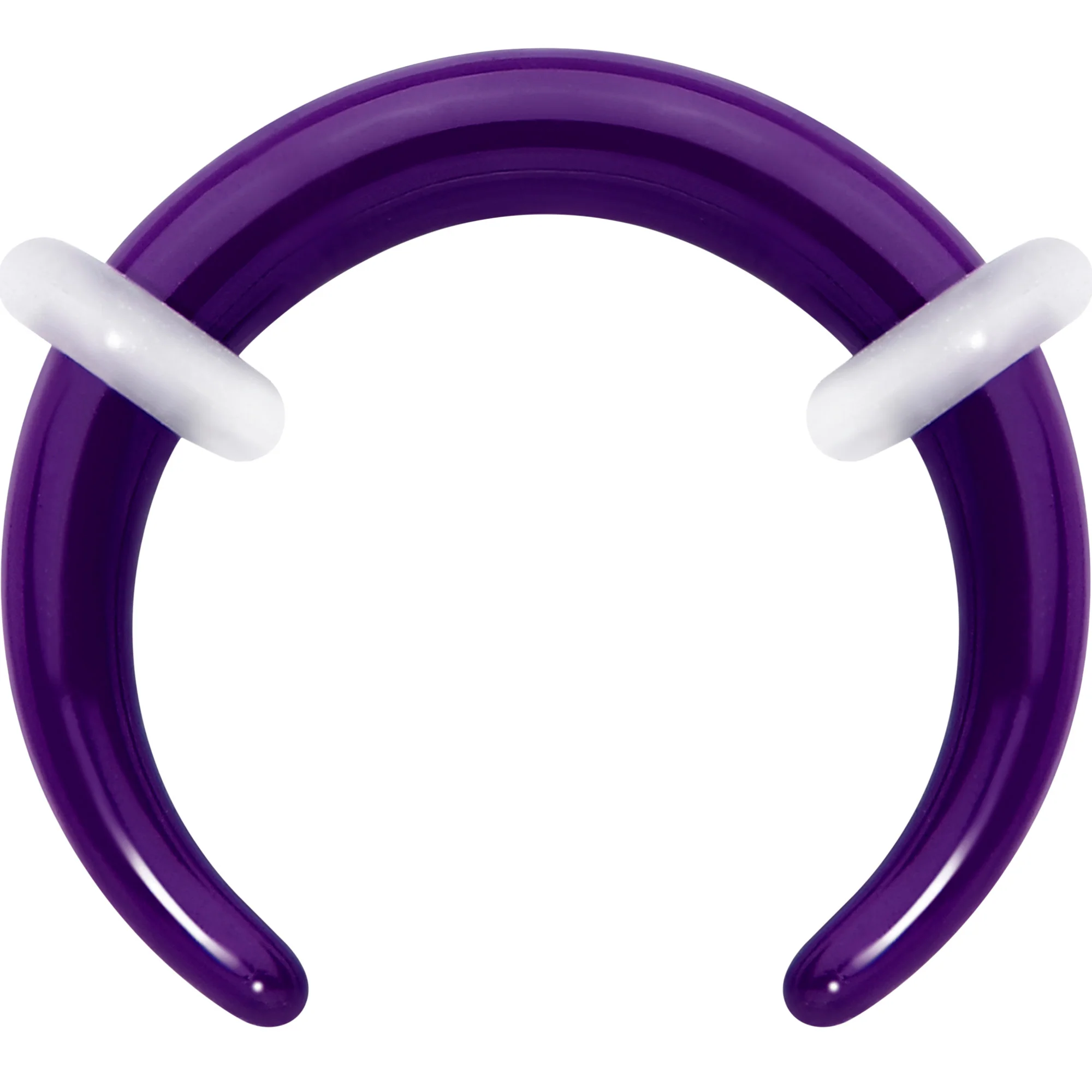Stainless Steel Crescent Pincher Septum Ring - 14G and 16G - Image 10