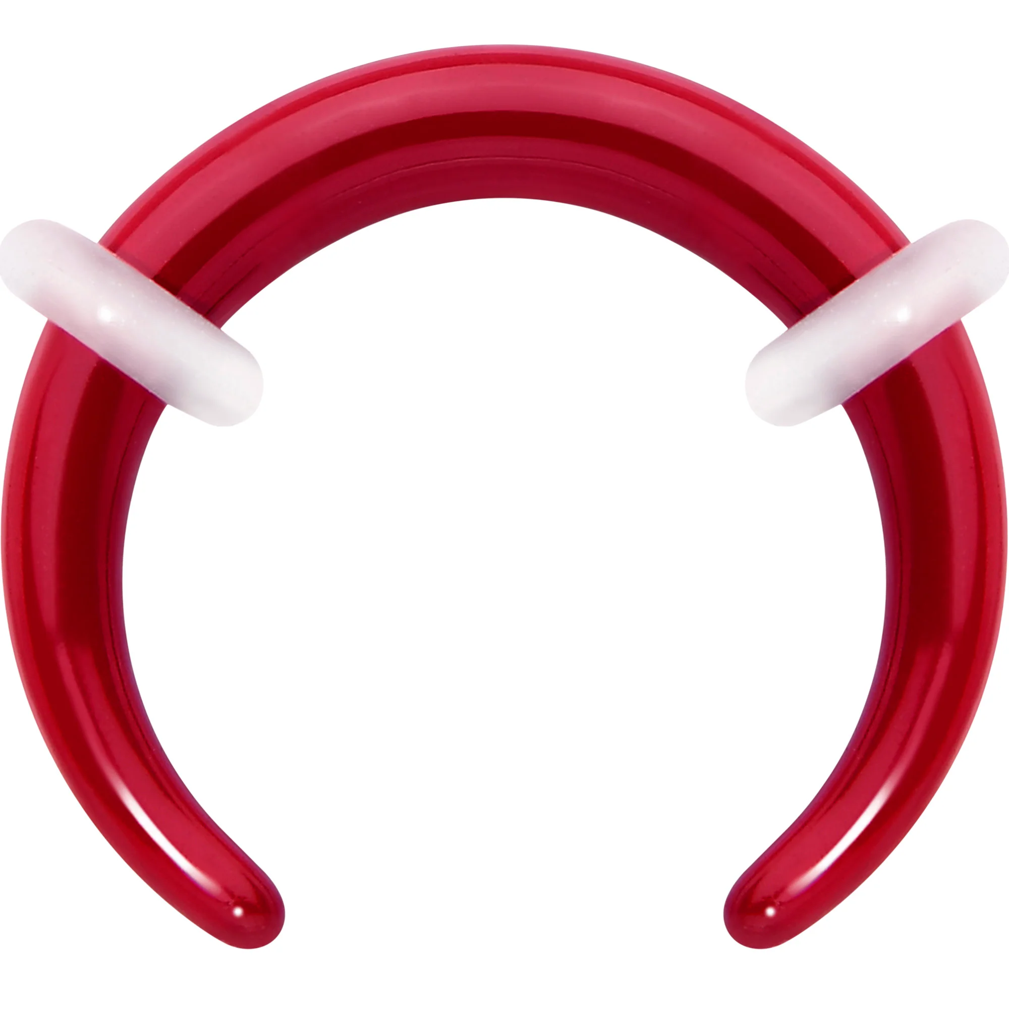 Stainless Steel Crescent Pincher Septum Ring - 14G and 16G - Image 11