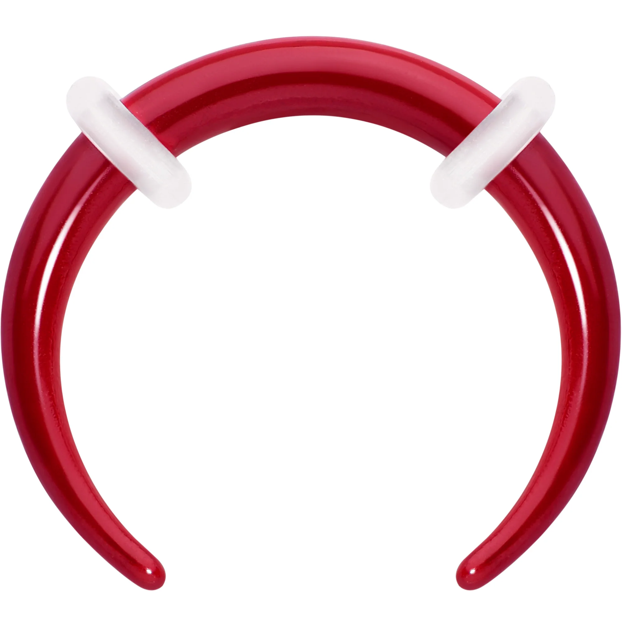 Stainless Steel Crescent Pincher Septum Ring - 14G and 16G - Image 13