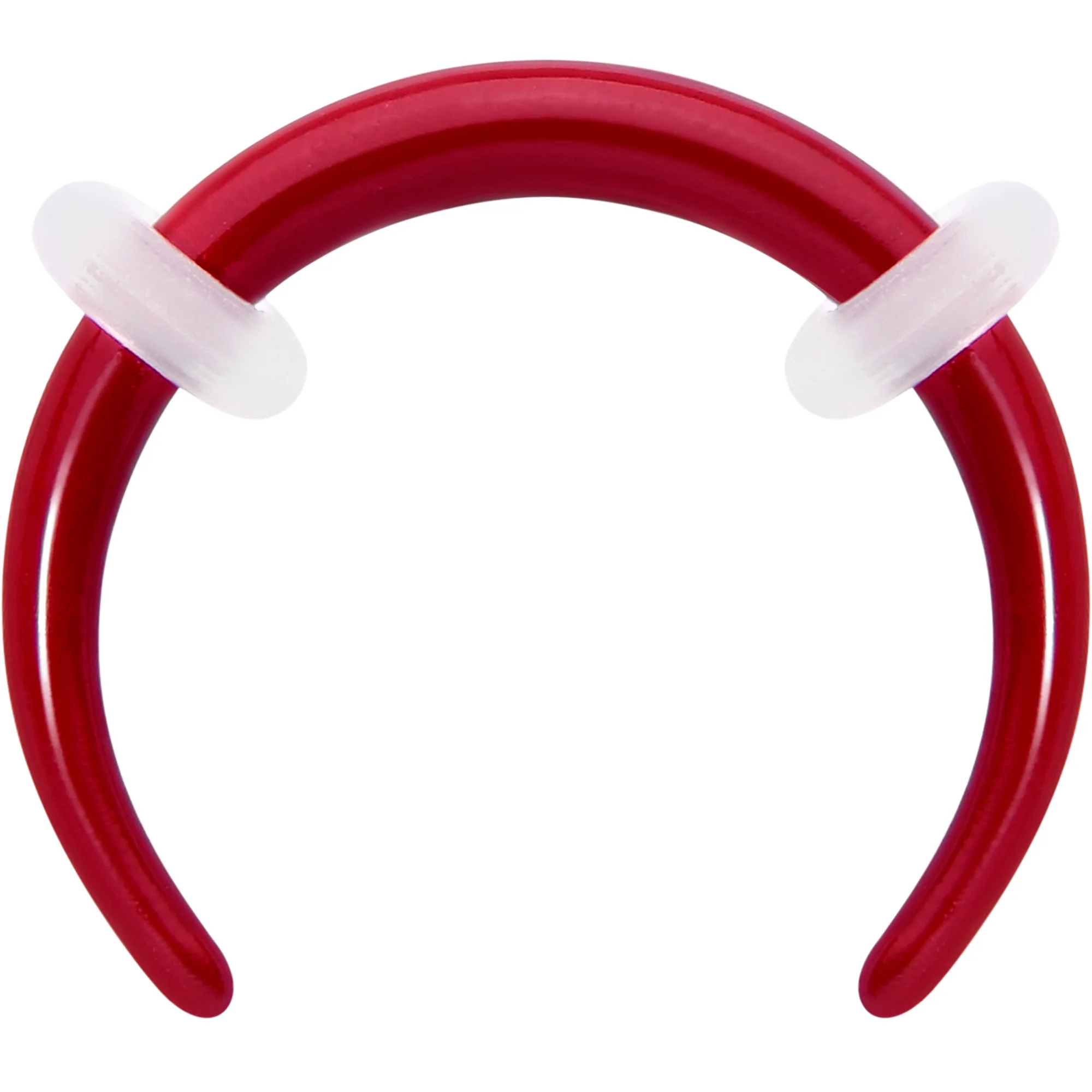 Stainless Steel Crescent Pincher Septum Ring - 14G and 16G - Image 15