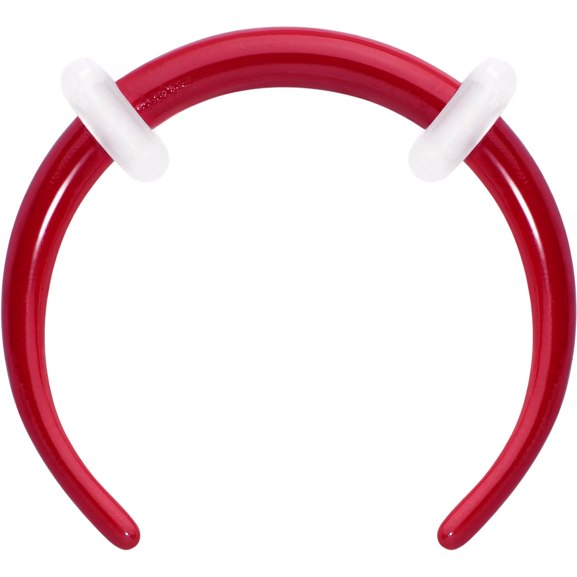 Stainless Steel Crescent Pincher Septum Ring - 14G and 16G - Image 17