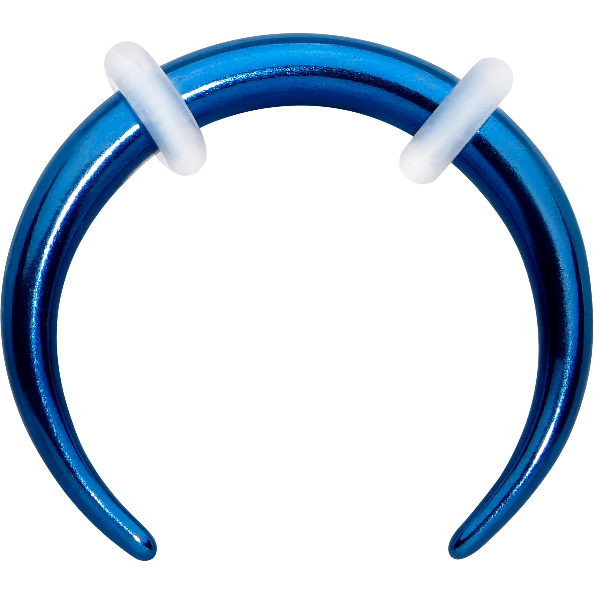 Stainless Steel Crescent Pincher Septum Ring - 14G and 16G - Image 20