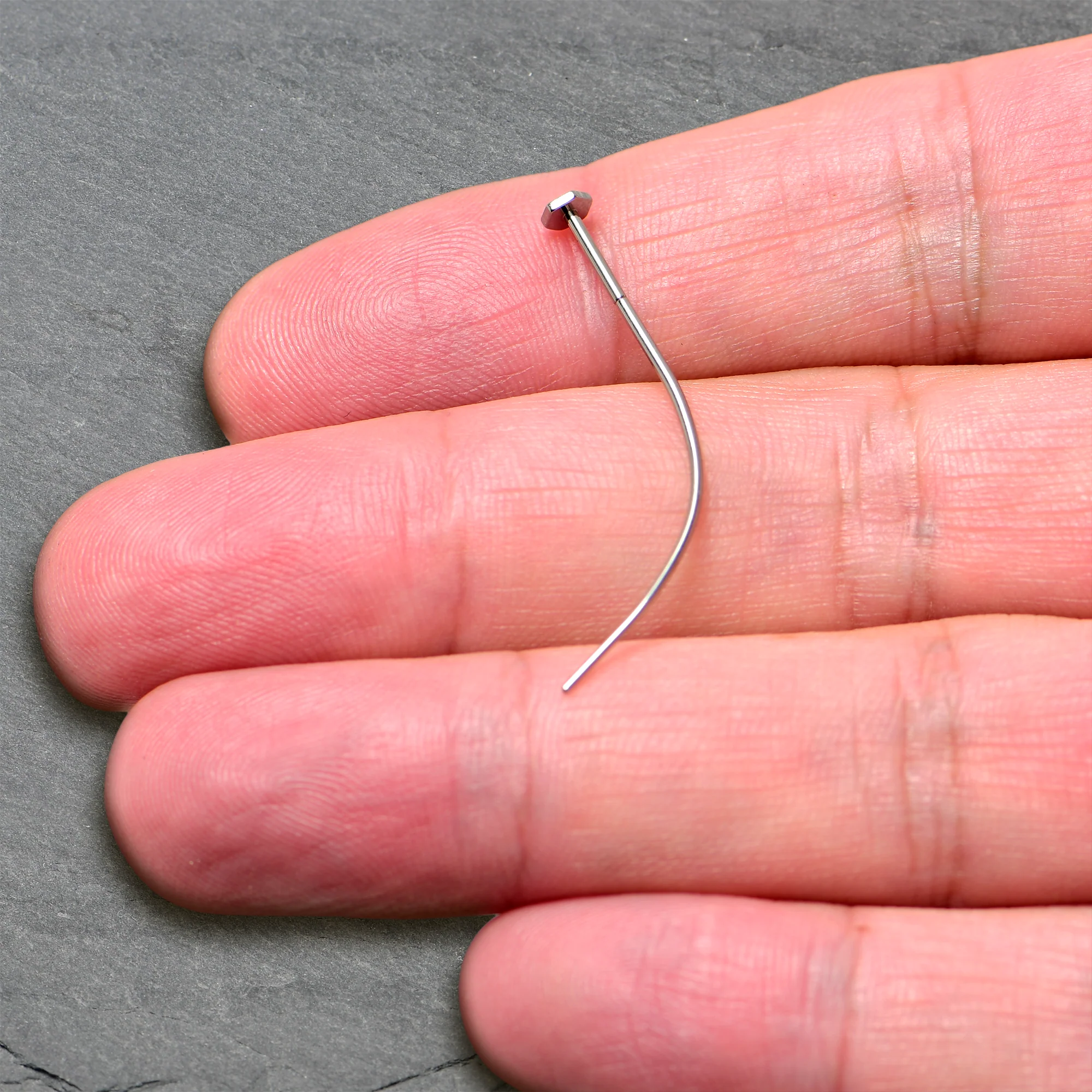 Stainless Steel Curved Insertion Tool, Threadless Insertion Pin Taper - Image 7