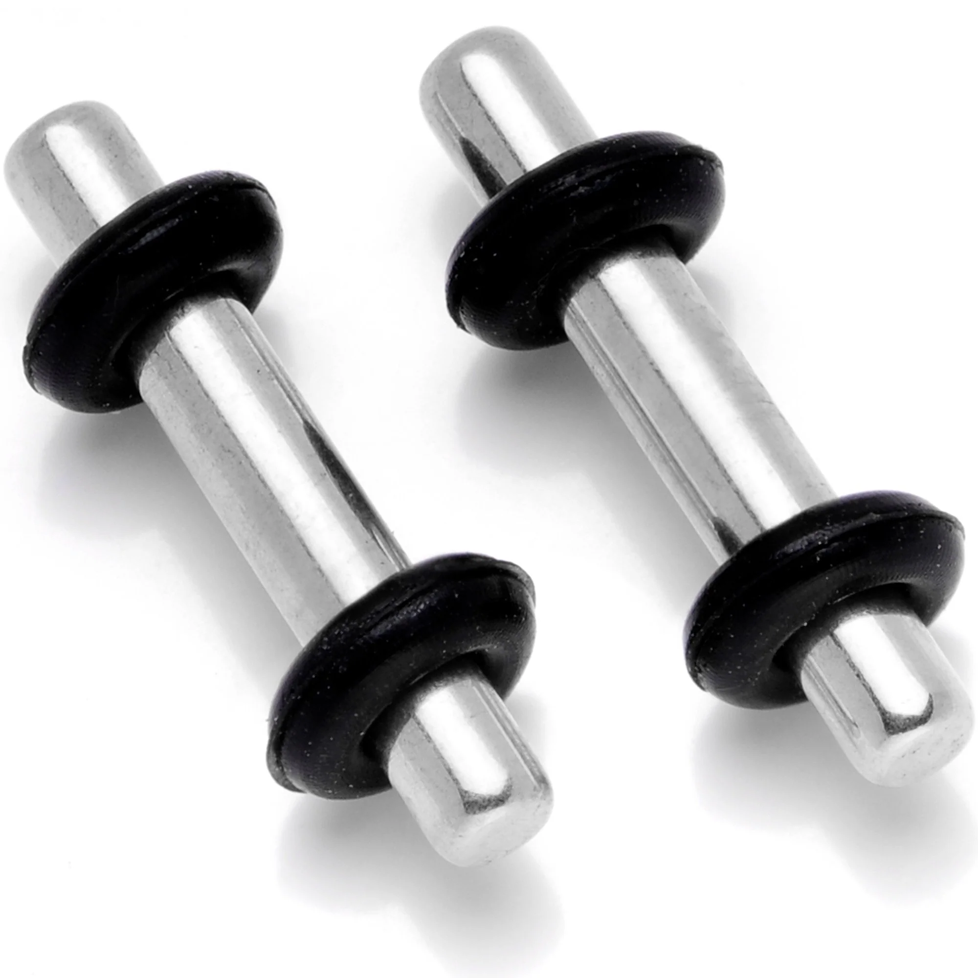 Stainless Steel Micro Straight Plug Set 14G to 8G - Image 5
