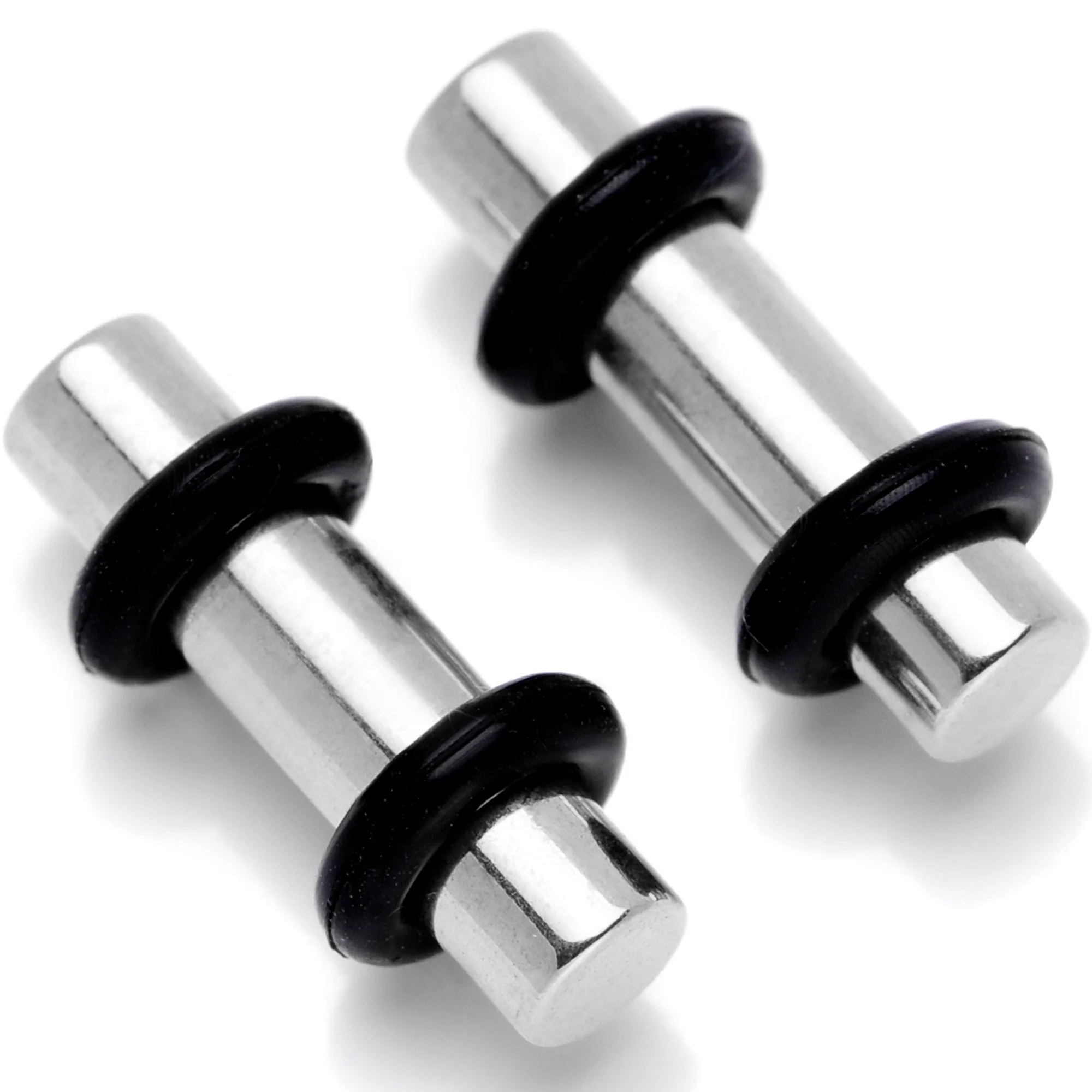 Stainless Steel Micro Straight Plug Set 14G to 8G - Image 6