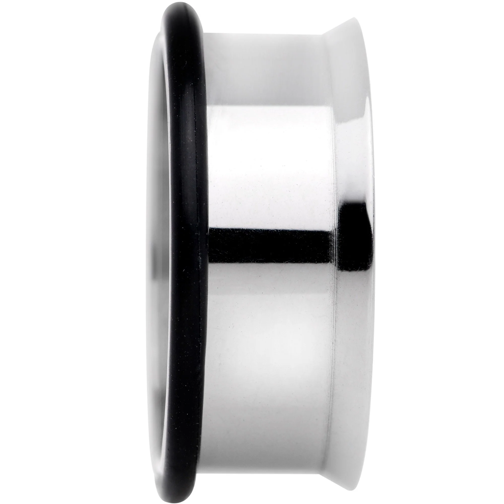 Stainless Steel Single Flare Tunnel Plug Set Available in Sizes  8G to 1 - Image 5