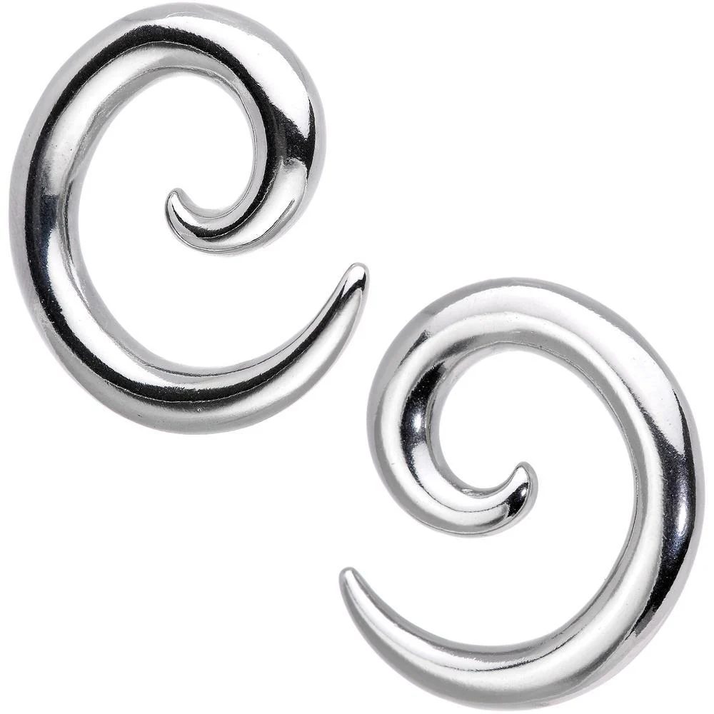 Stainless Steel Spiral Taper Set 5mm to 0 Guage - Image 5