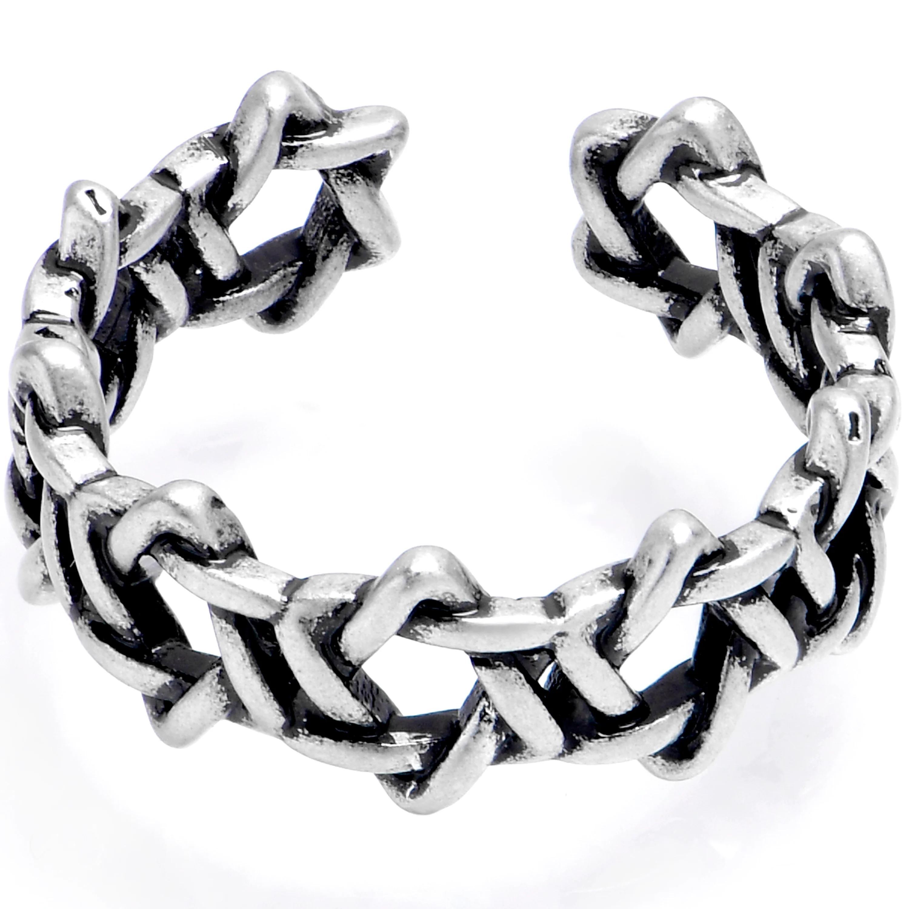 Stars of David Adjustable Toe Ring
