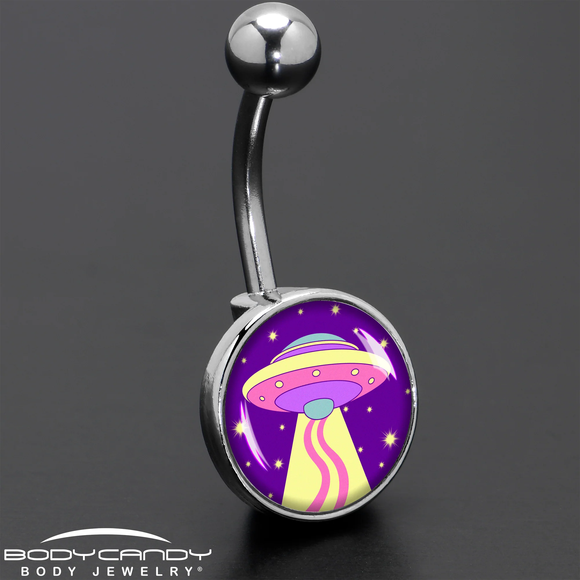 Style Space Invasion UFO Belly Ring by Onyx O - Image 8