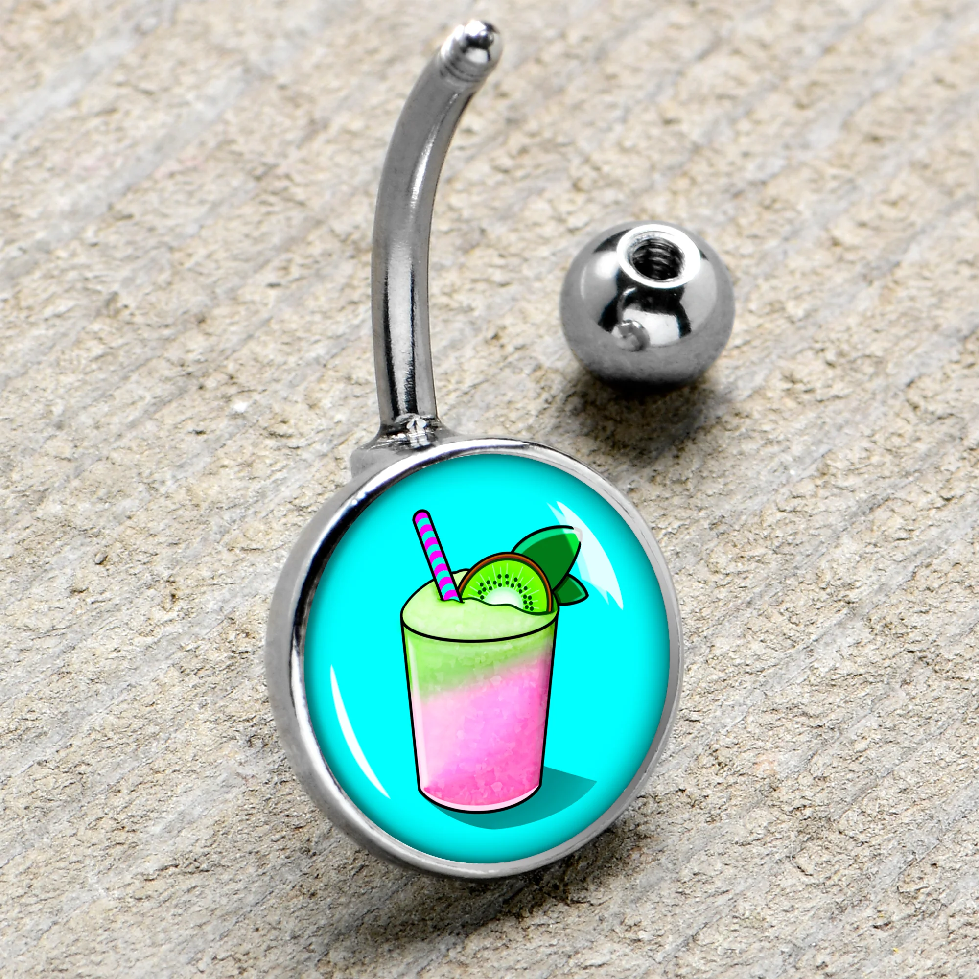 Summer Drink Belly Ring by Onyx O - Image 4