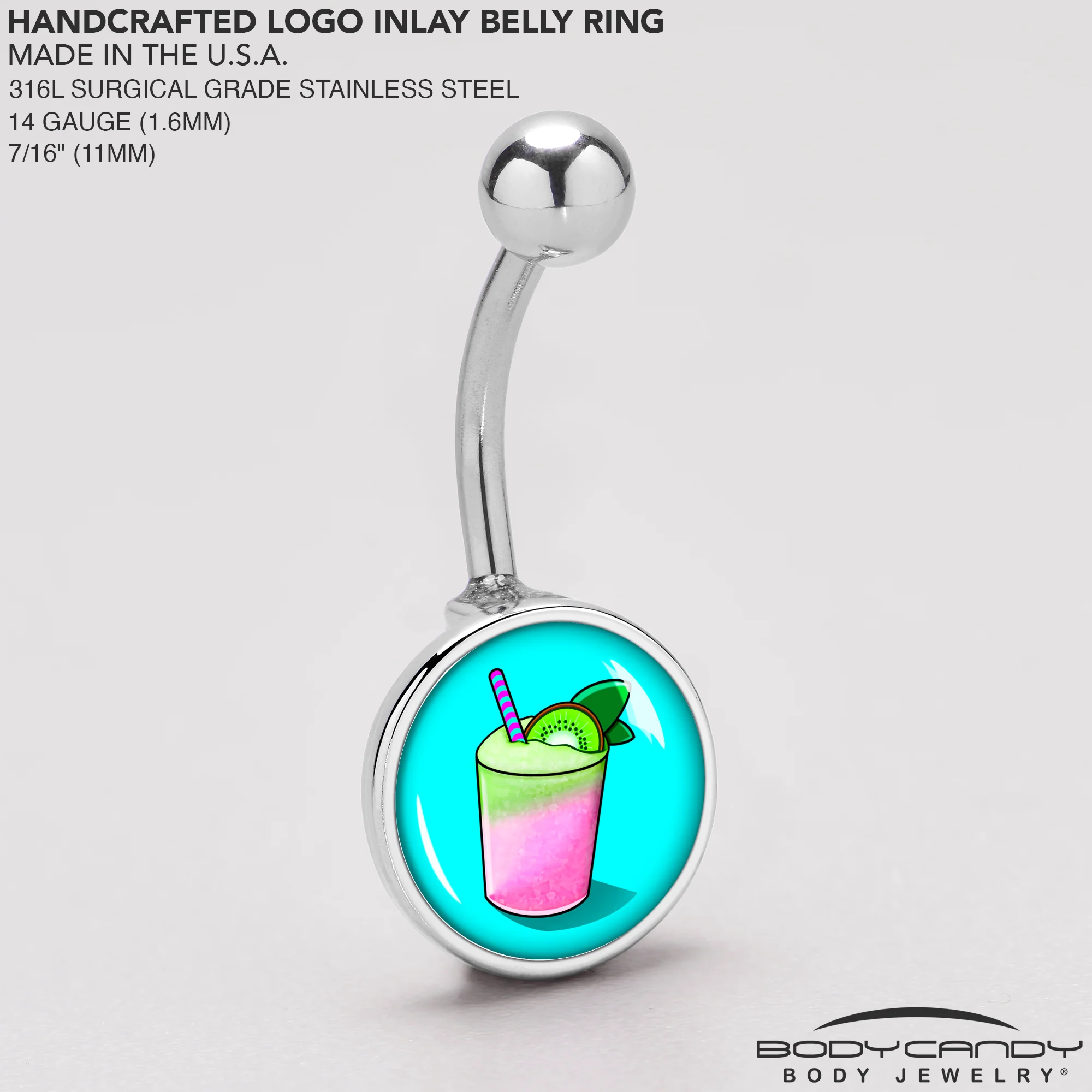 Summer Drink Belly Ring by Onyx O - Image 5