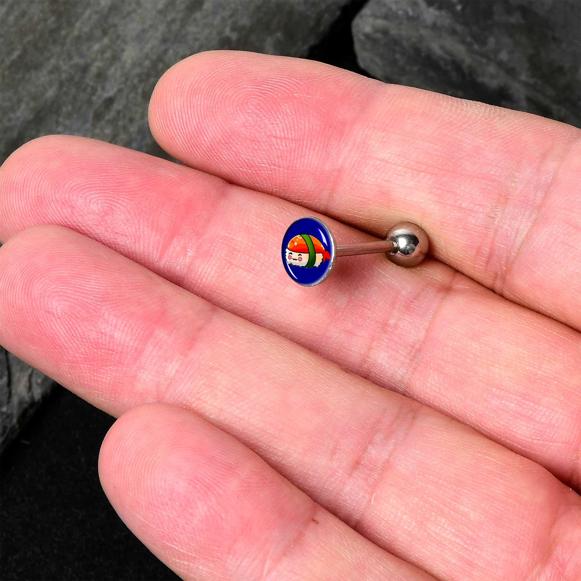 Sushi Barbell Tongue Ring by Onyx O - Image 2