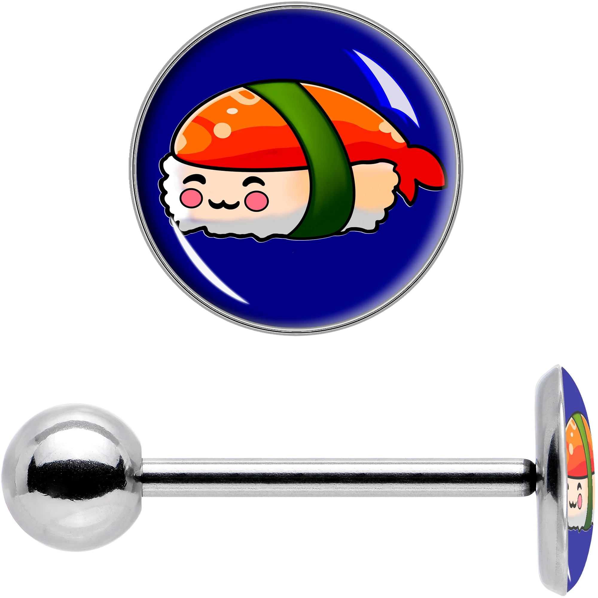 Sushi Barbell Tongue Ring by Onyx O - Image 7