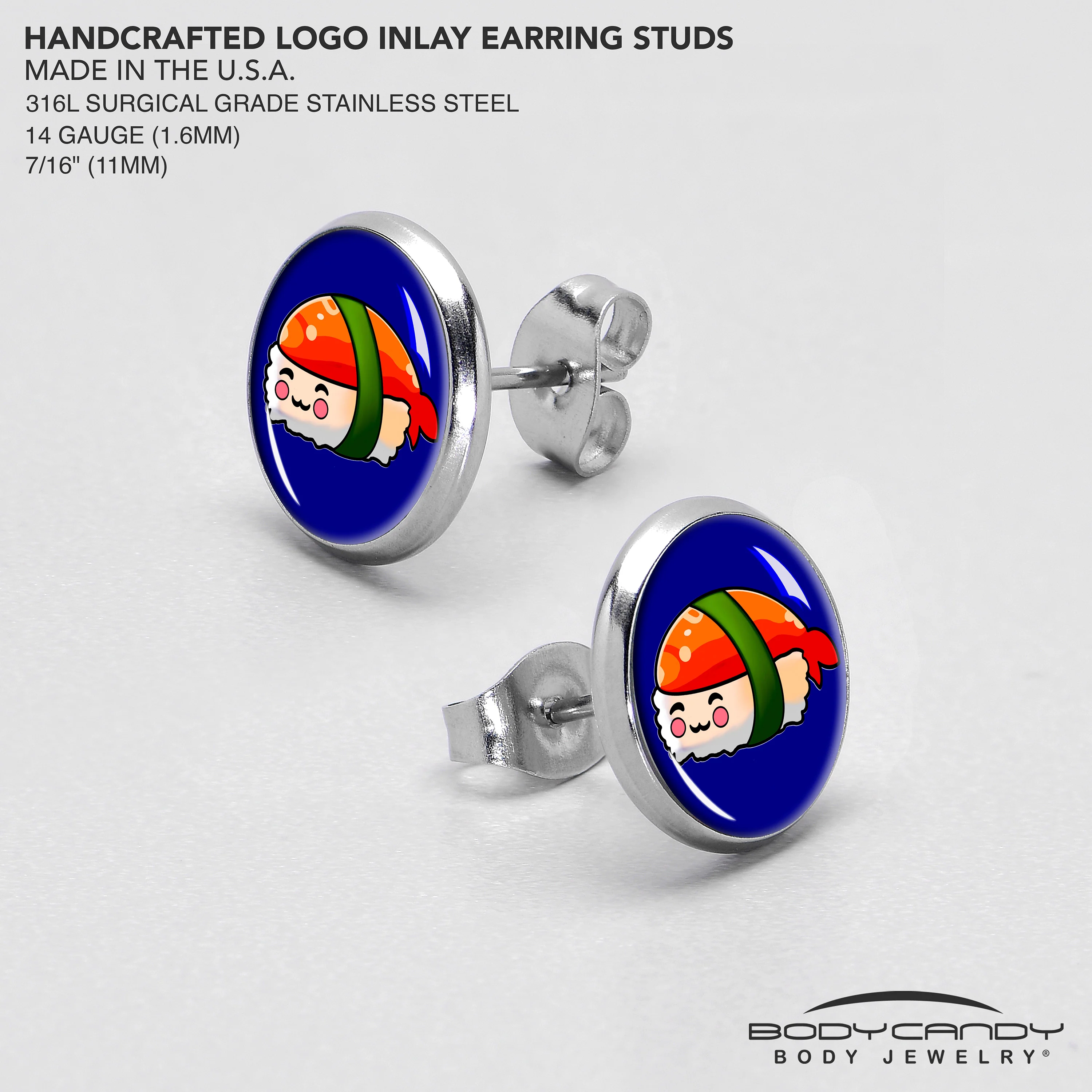 Sushi Stud Earrings by Onyx O - Image 7
