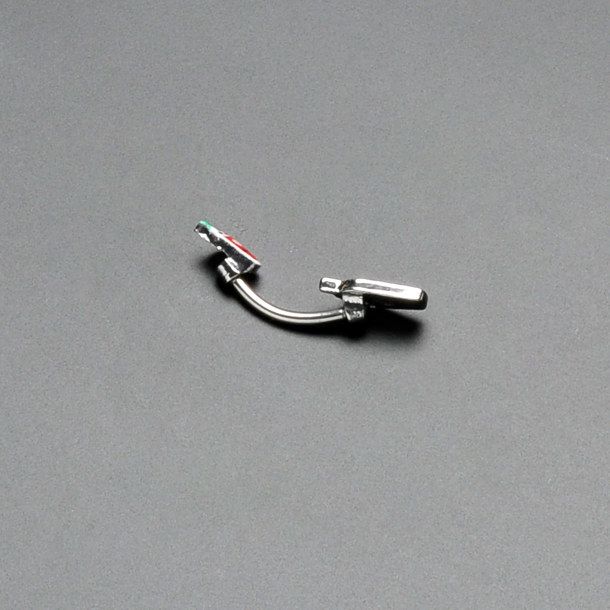 Sweet Pumpkin Frappe Autumn Double Mount Belly Ring - Image 6