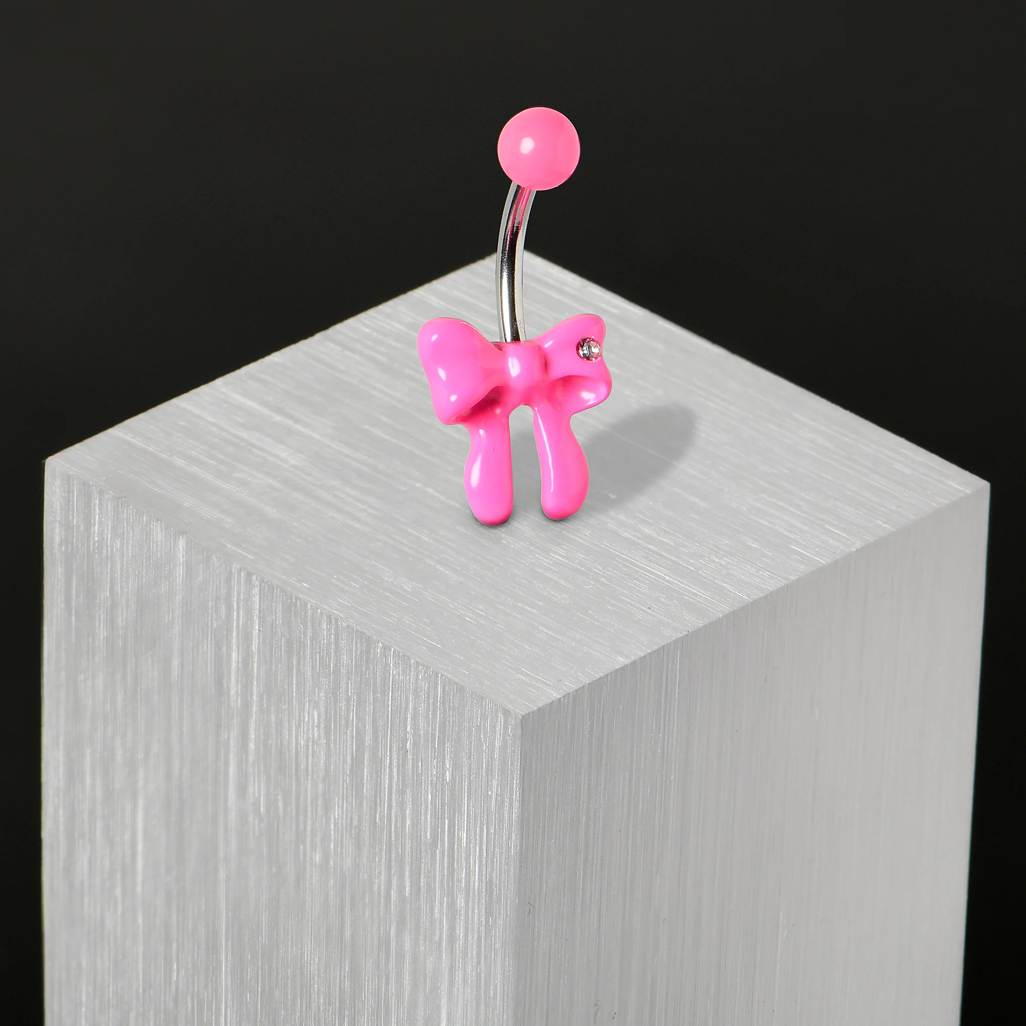 Sydney Belle Girlfriend Collection Pretty Pink Bow Belly Ring - Image 9