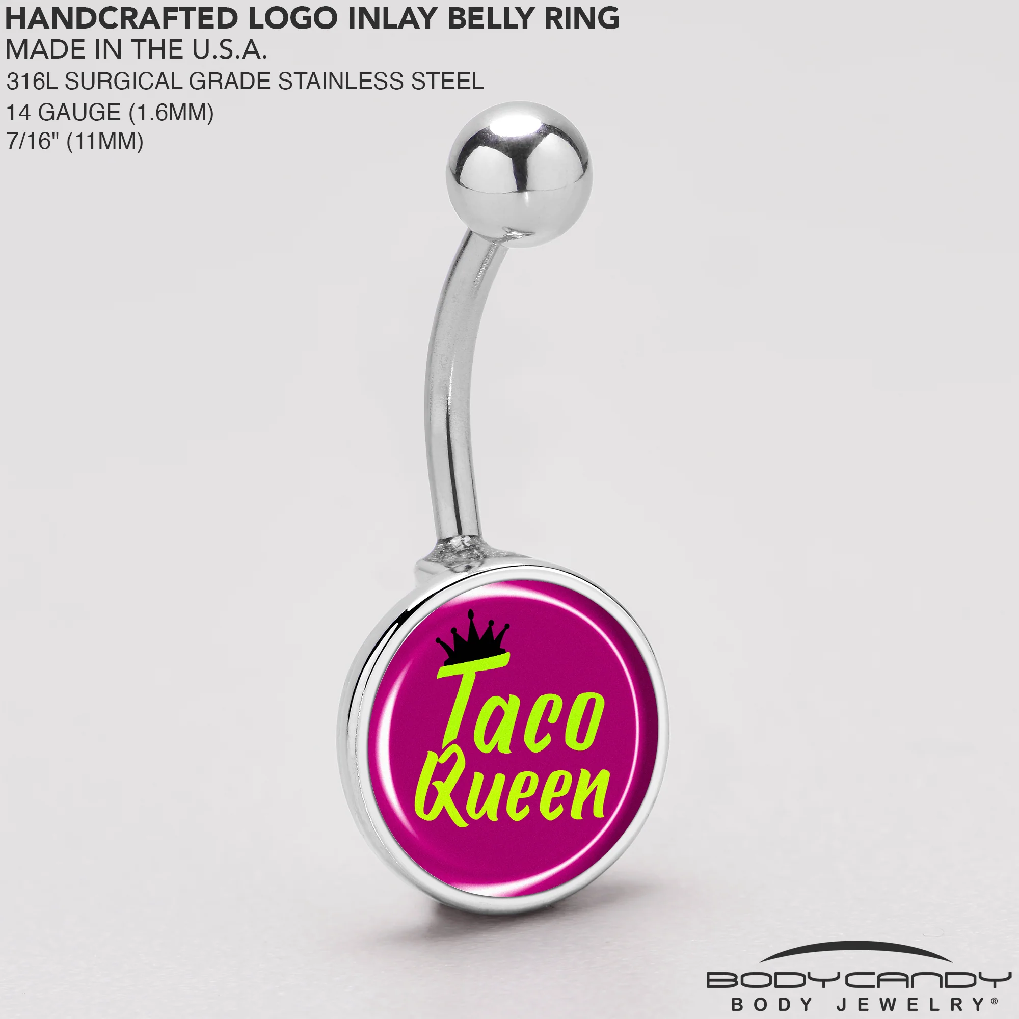 Taco Queen Belly Ring by Onyx O - Image 5