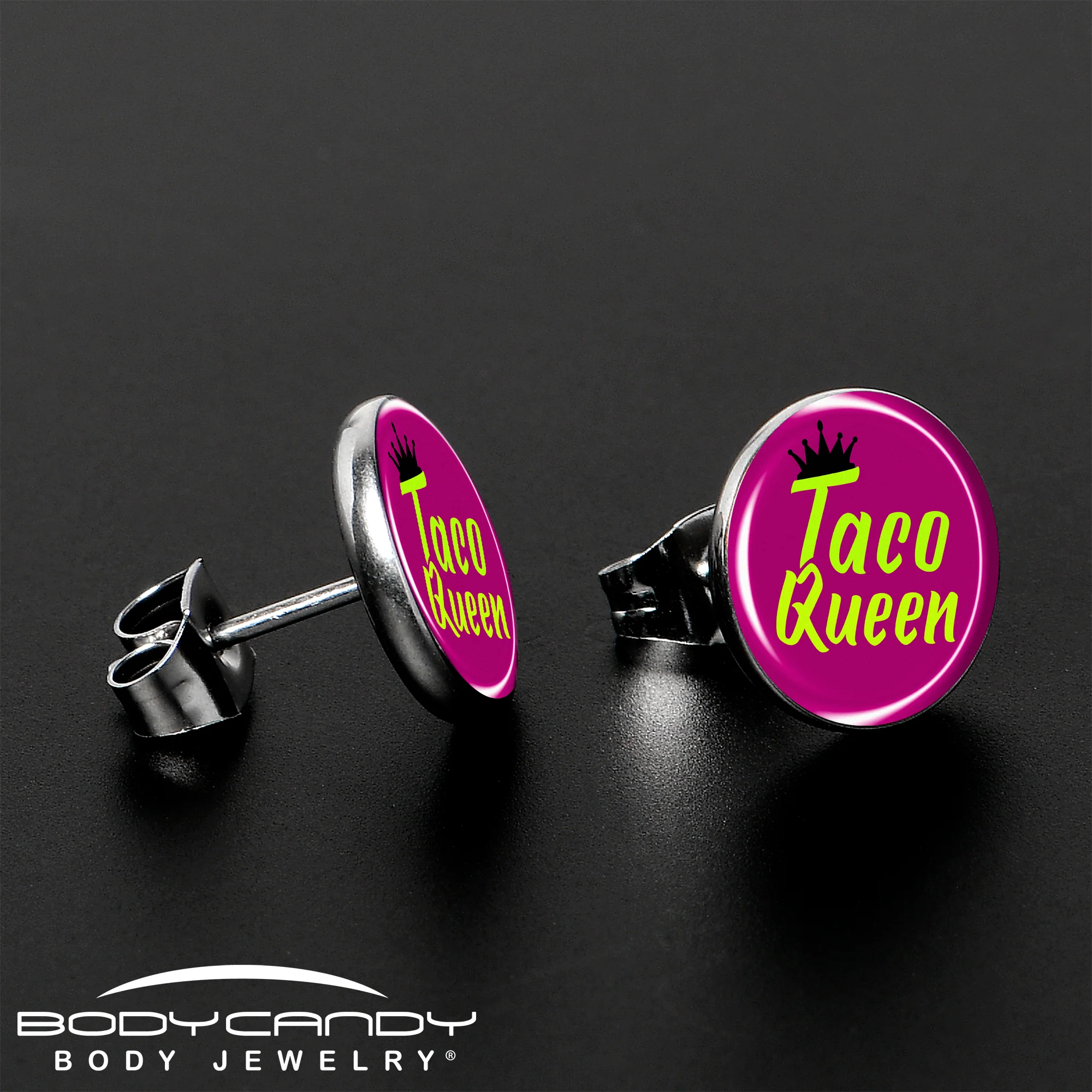 Taco Queen Stud Earrings by Onyx O - Image 3