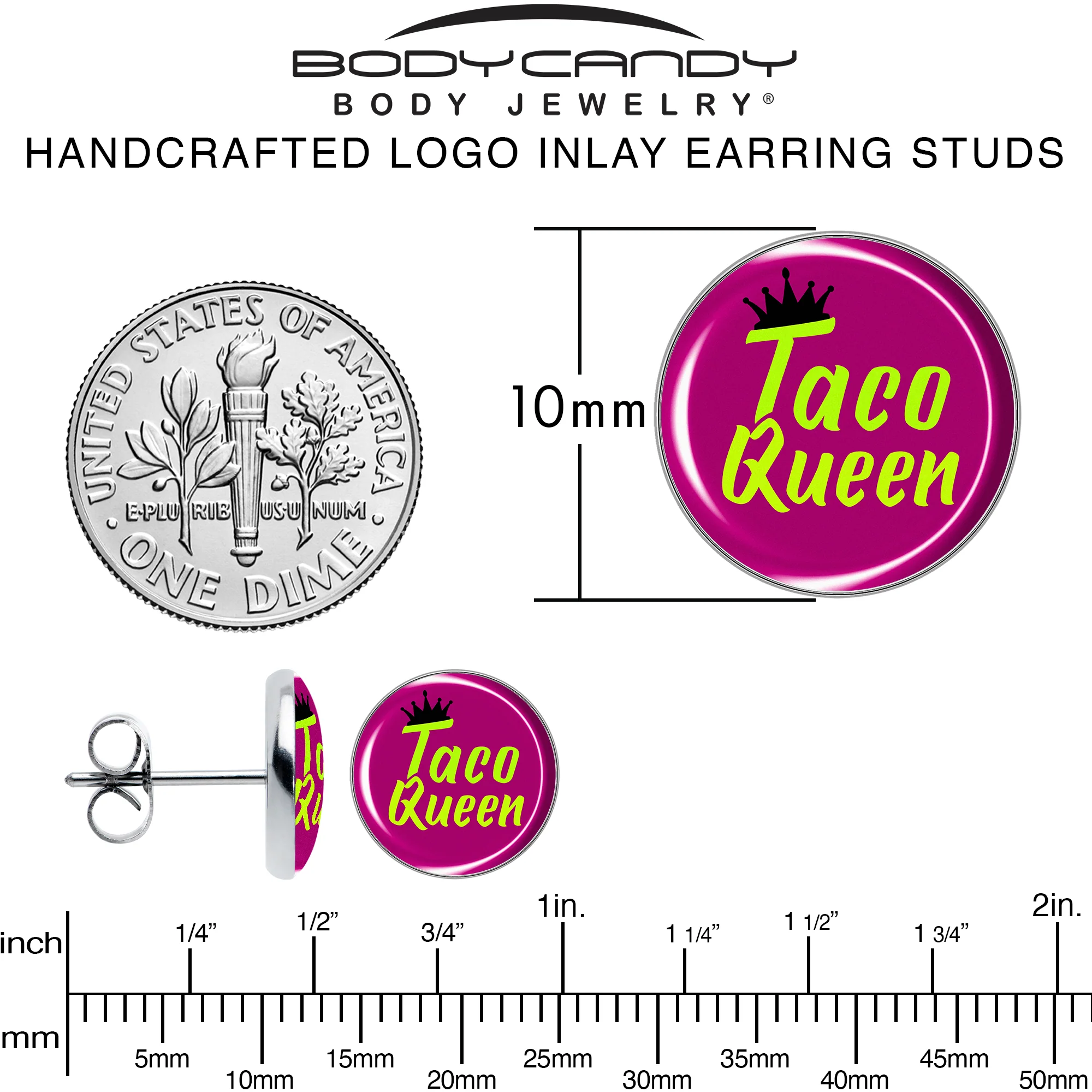 Taco Queen Stud Earrings by Onyx O - Image 6