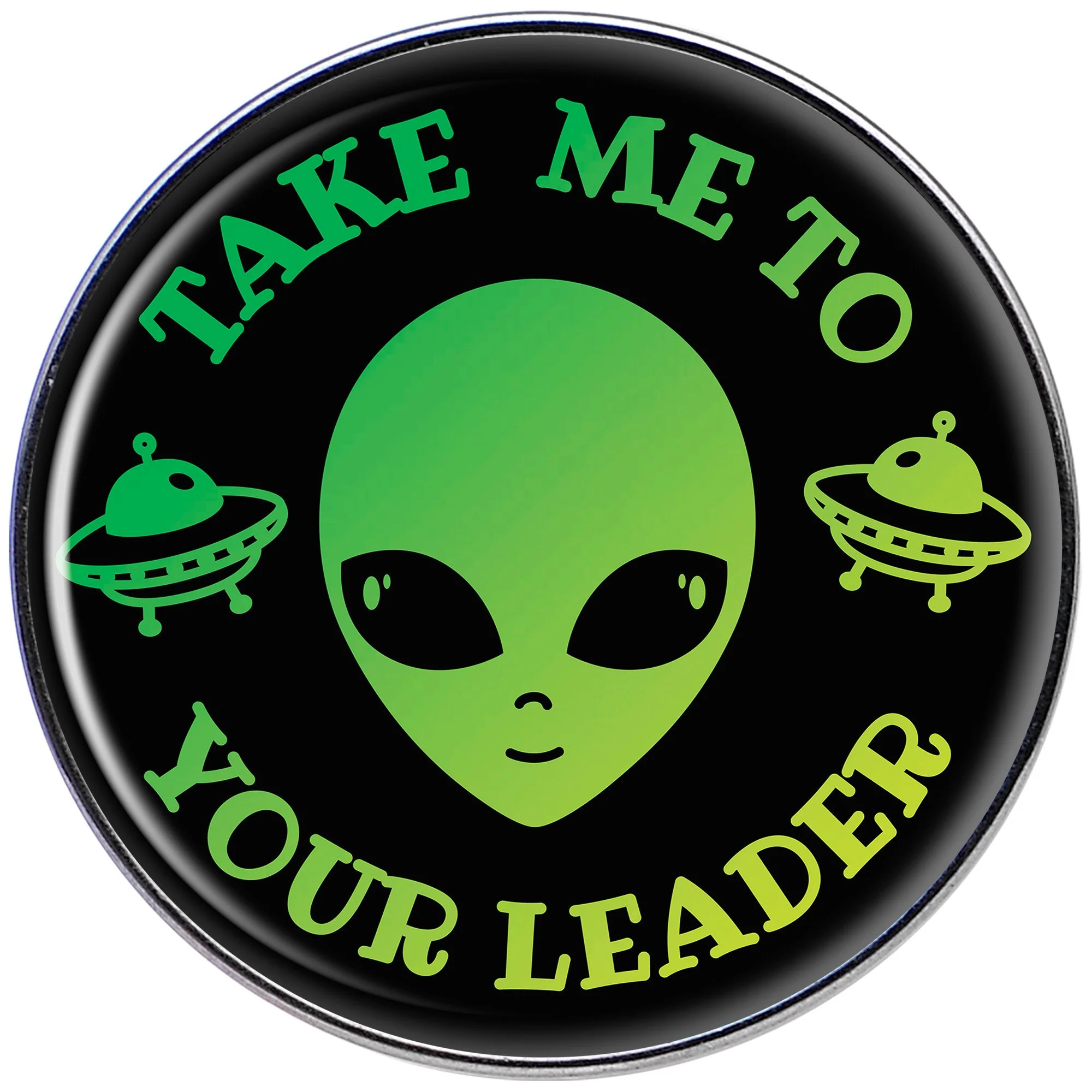 Take Me To Your Leader Alien Tragus Cartilage Earring - Image 2