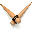 Tan Matte Acrylic Straight Taper Set 2G to 00G - Image 5