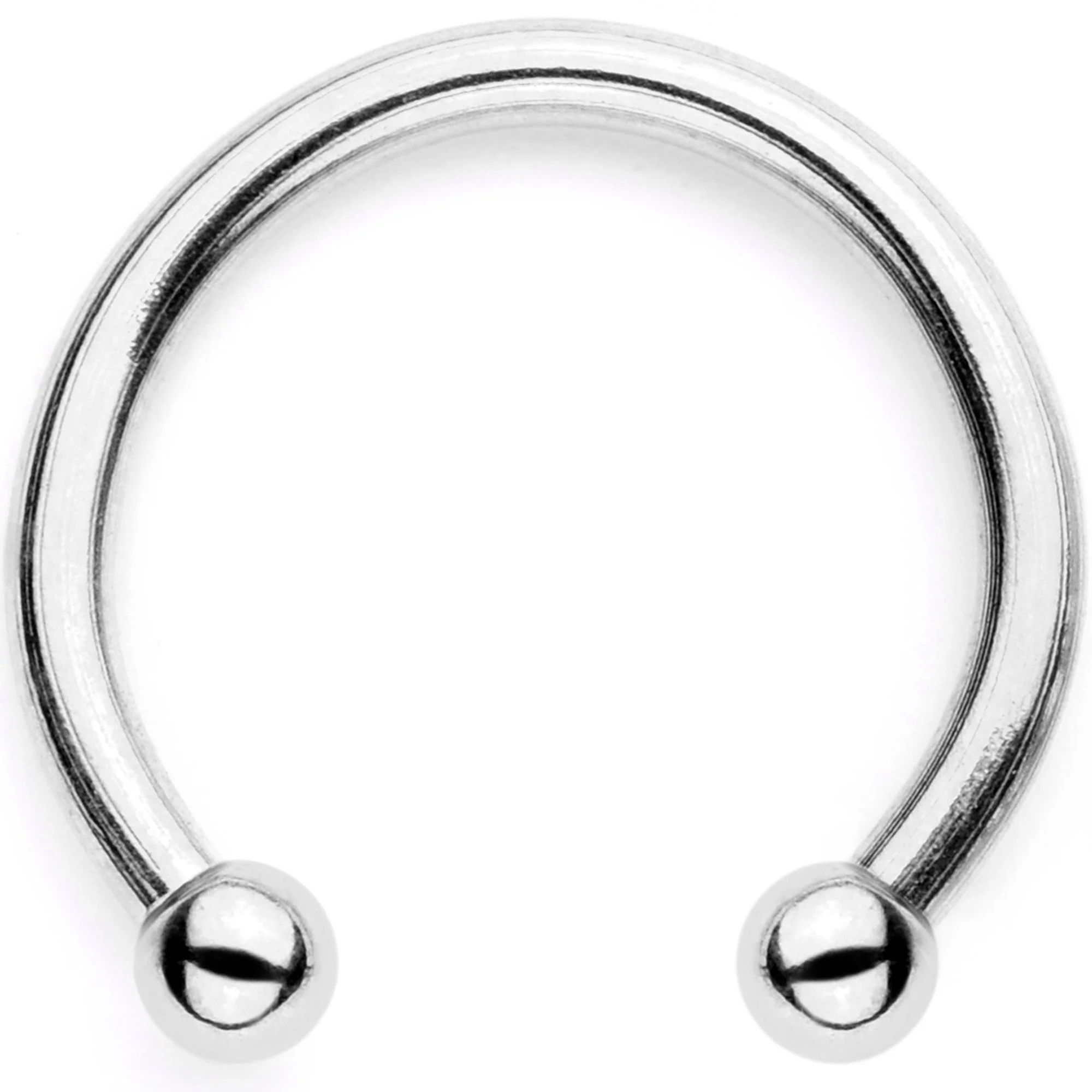 16G Teal Faux Opal Twisted Horseshoe Clip On Fake Septum Ring Set - Image 4