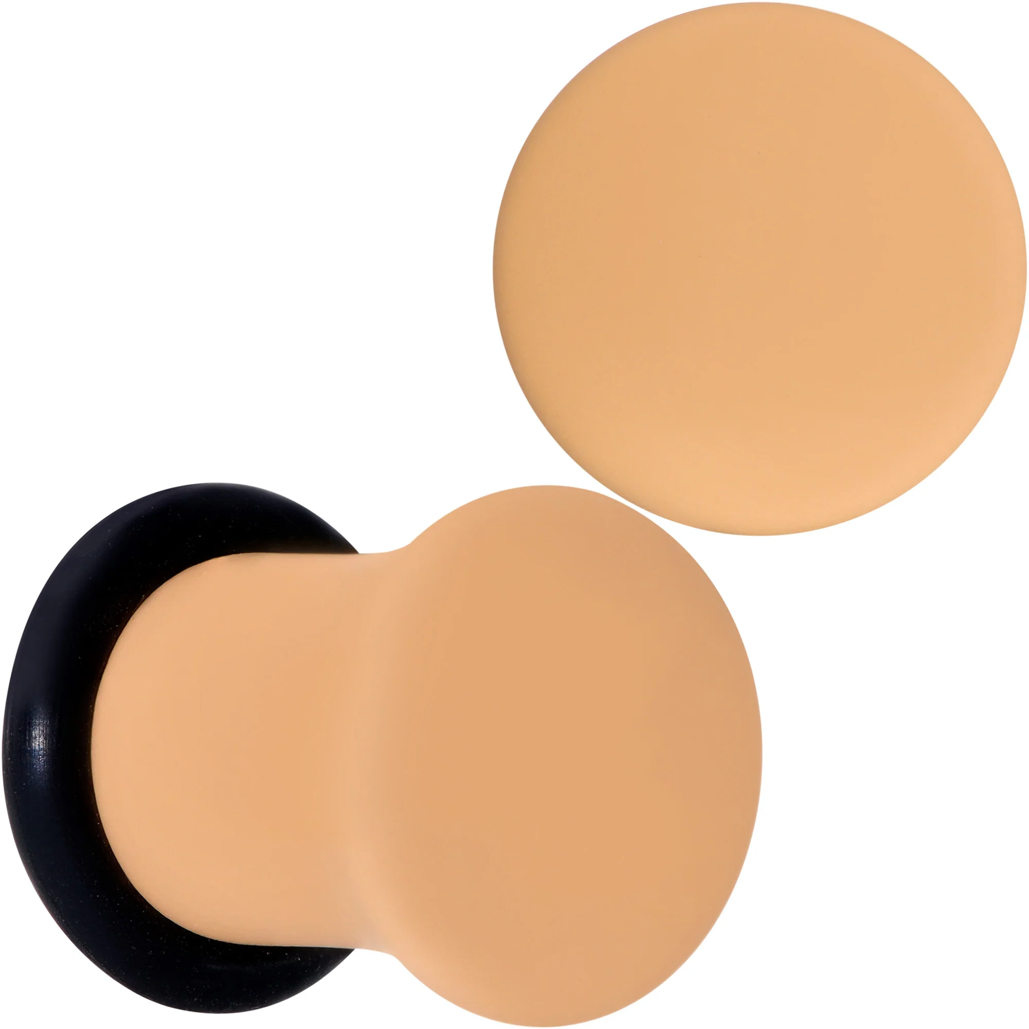 Terrific Tan Matte Acrylic Single Flare Plug Set - Image 10