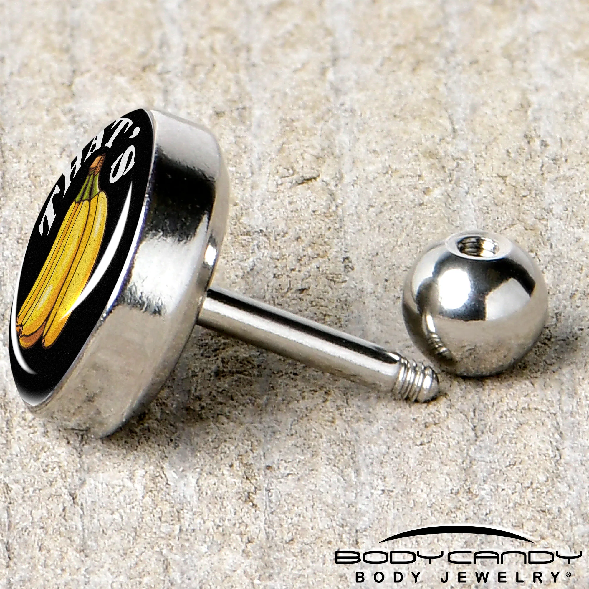 That is Bananas Tragus Cartilage Earring by Onyx O - Image 5