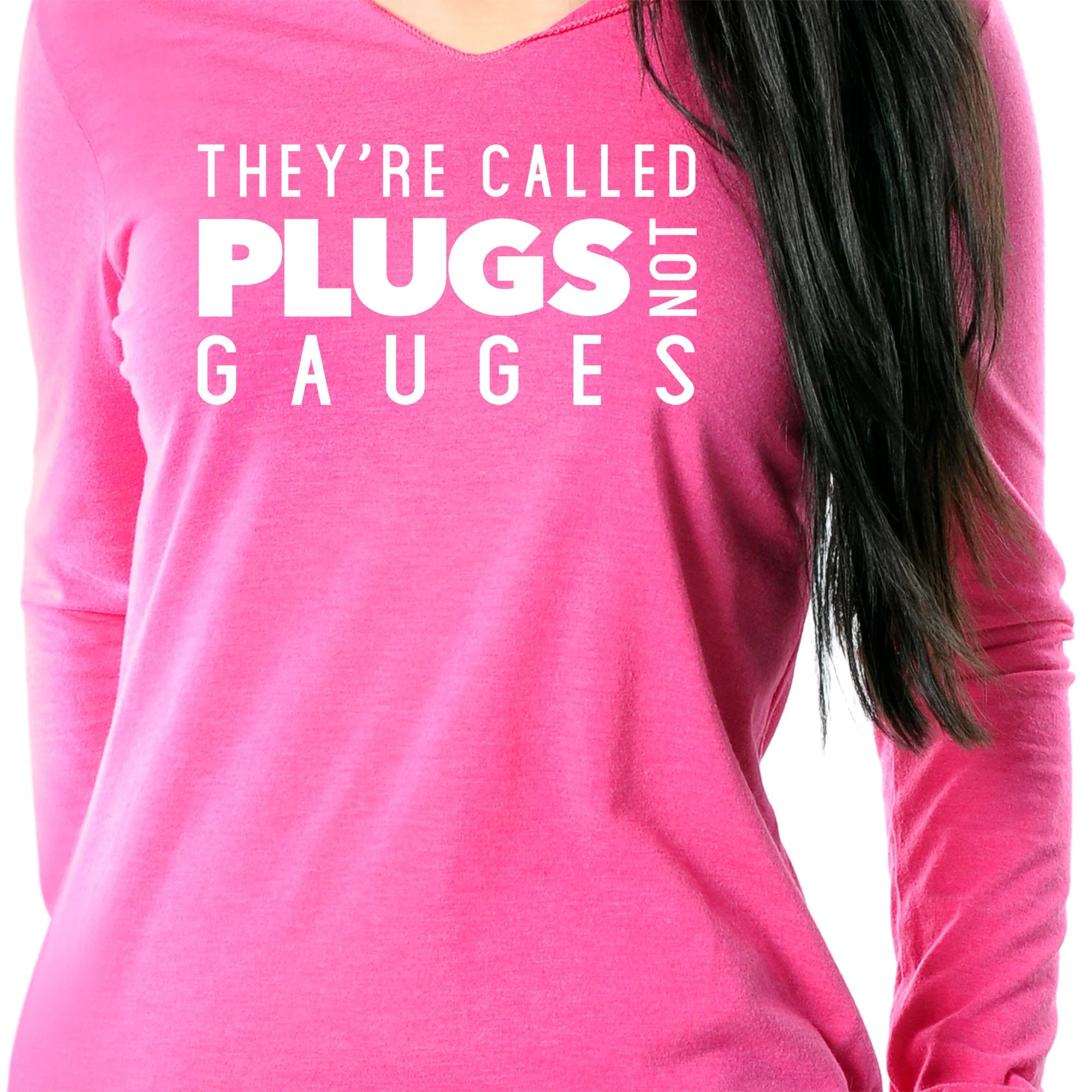 They're Called Plugs NotGs Black Tapered Long Sleeve Hoodie - Image 9