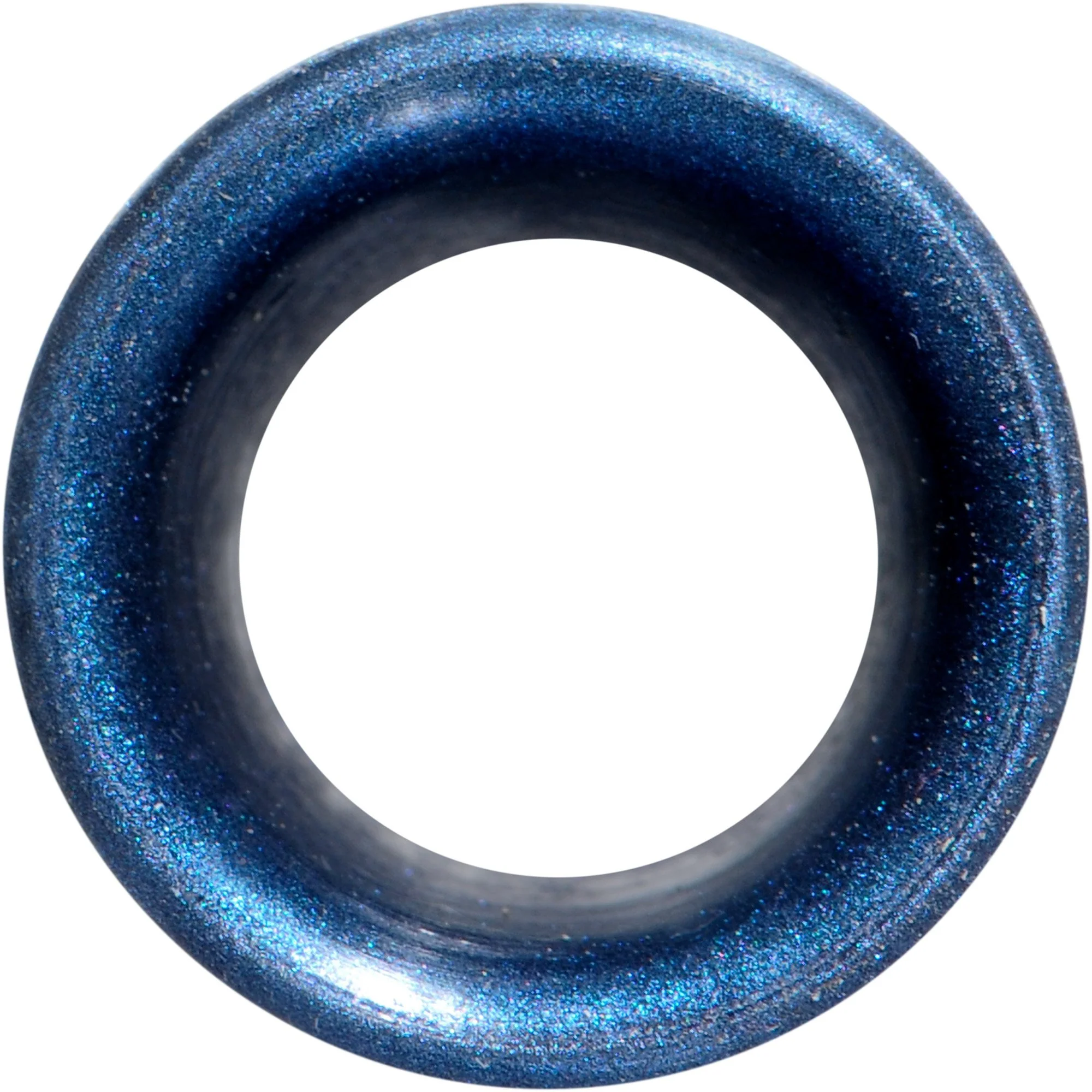 Thin Flexible Blue Silicone Tunnel Plug Set 6mm to 25mm - Image 3