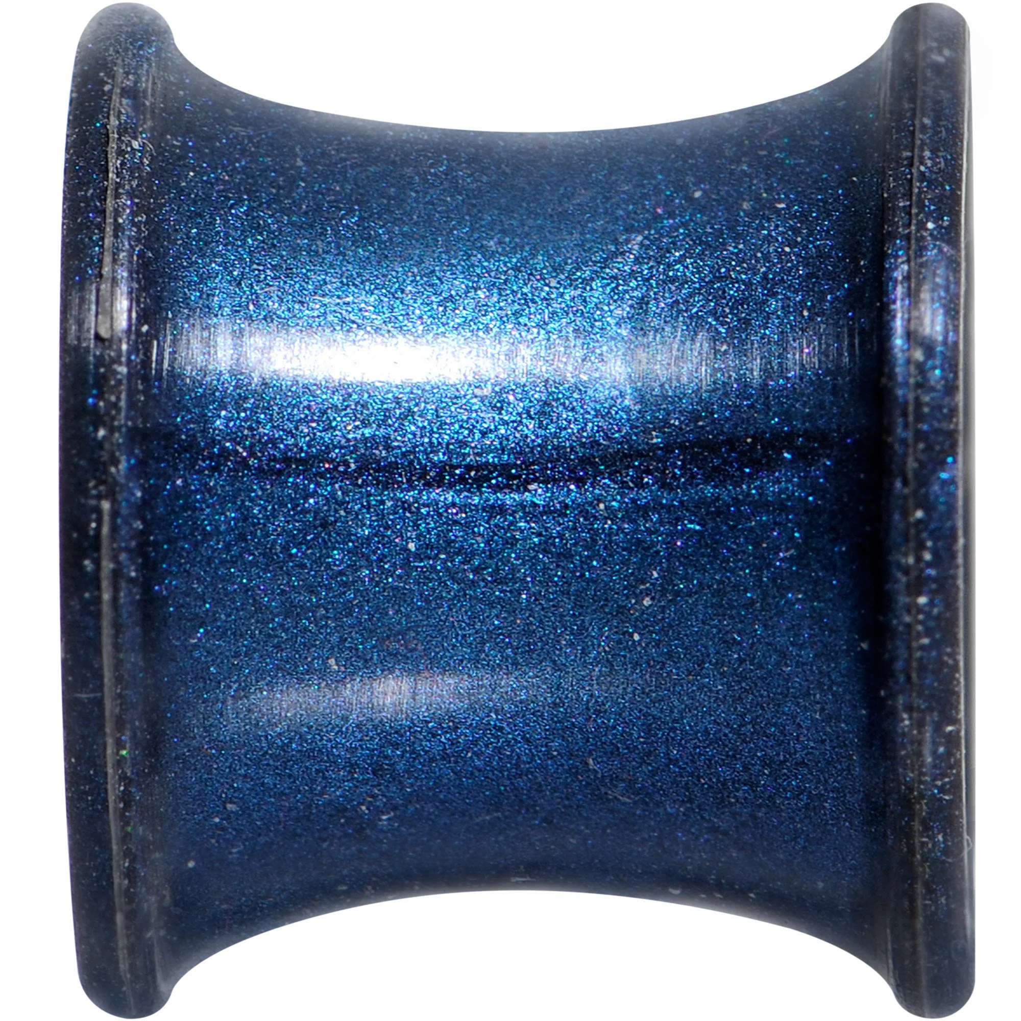 Thin Flexible Blue Silicone Tunnel Plug Set 6mm to 25mm - Image 4