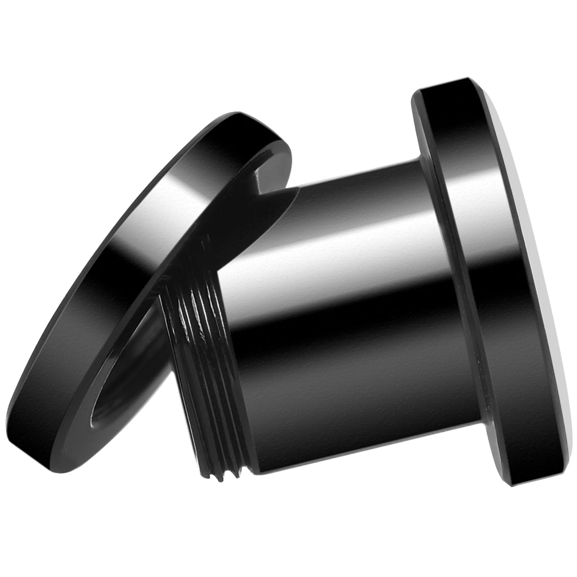 Tiger Camo Print Black Anodized Screw Fit Plug Set 0G - Image 4