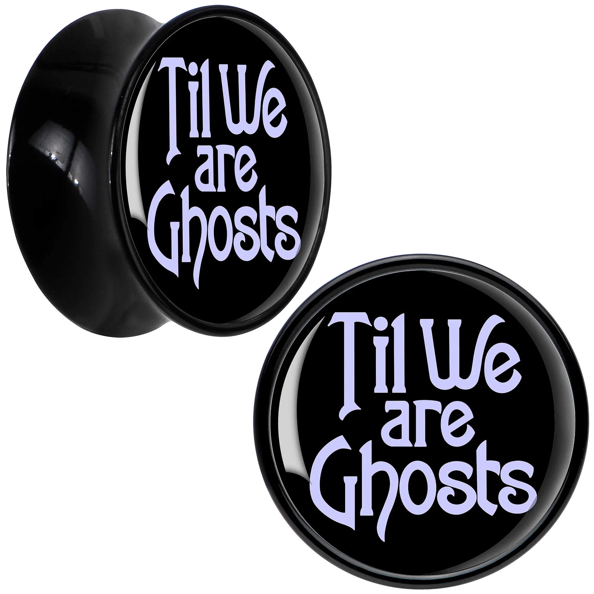 Til We are Ghosts Black Acrylic Saddle Plug Set by Onyx O - Image 6