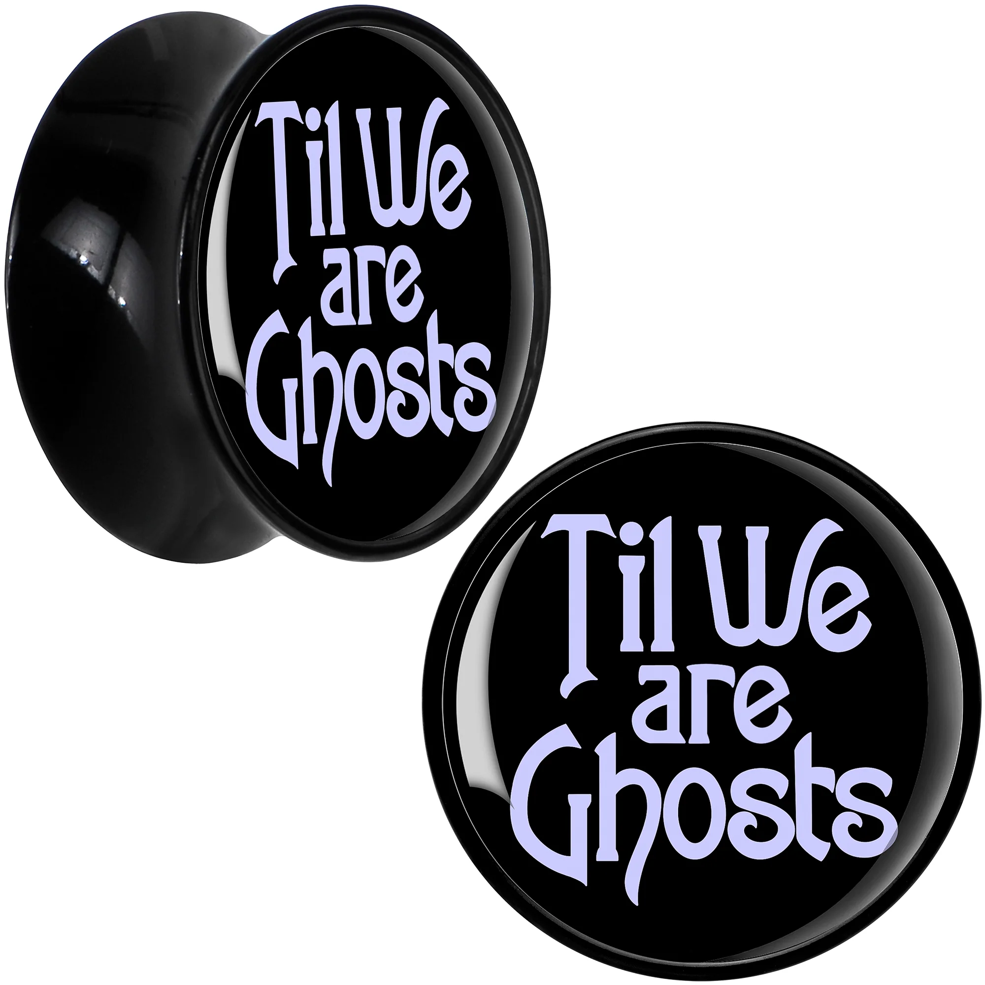 Til We are Ghosts Black Acrylic Saddle Plug Set by Onyx O - Image 7