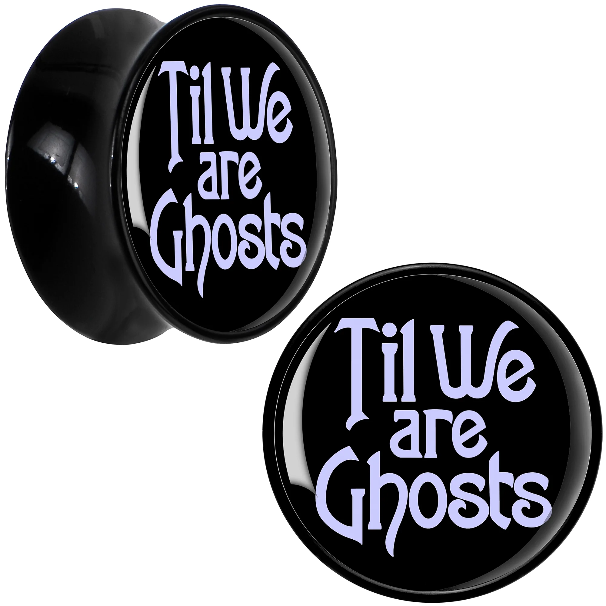 Til We are Ghosts Black Acrylic Saddle Plug Set by Onyx O - Image 8