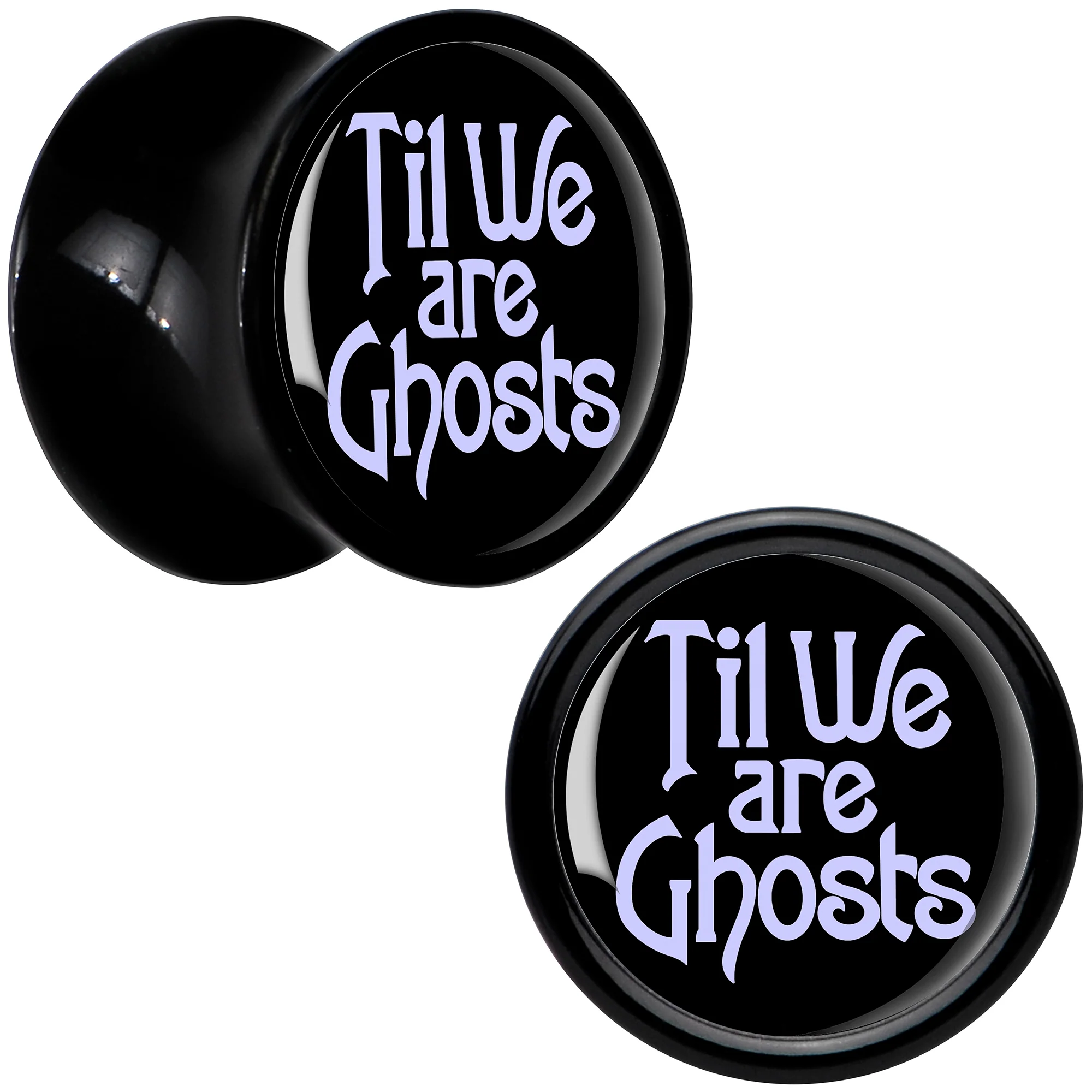Til We are Ghosts Black Acrylic Saddle Plug Set by Onyx O - Image 9