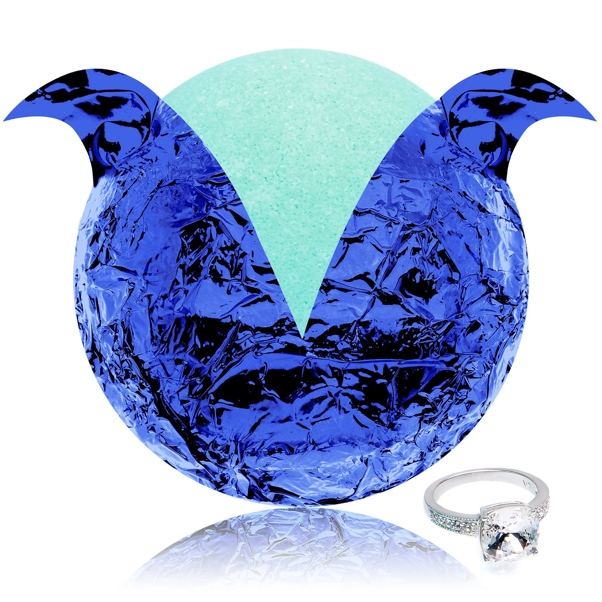 Tranquil Serenity Bath Bomb with Jewelry Ring Inside - Image 3