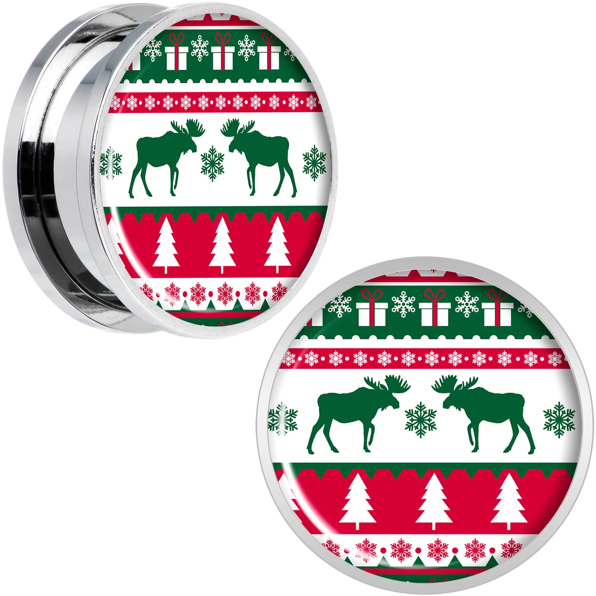 Ugly Christmas Sweater Screw Fit Plug Set Sizes 6mm to 20mm - Image 8
