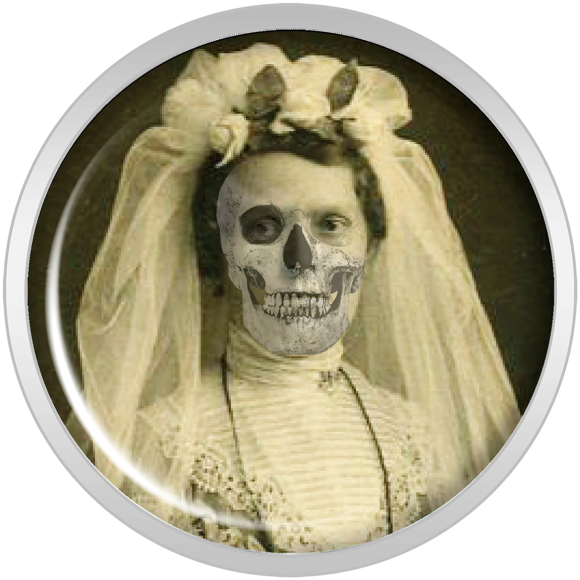Undead Bride and Groom Halloween Plug Set 18mm - Image 3
