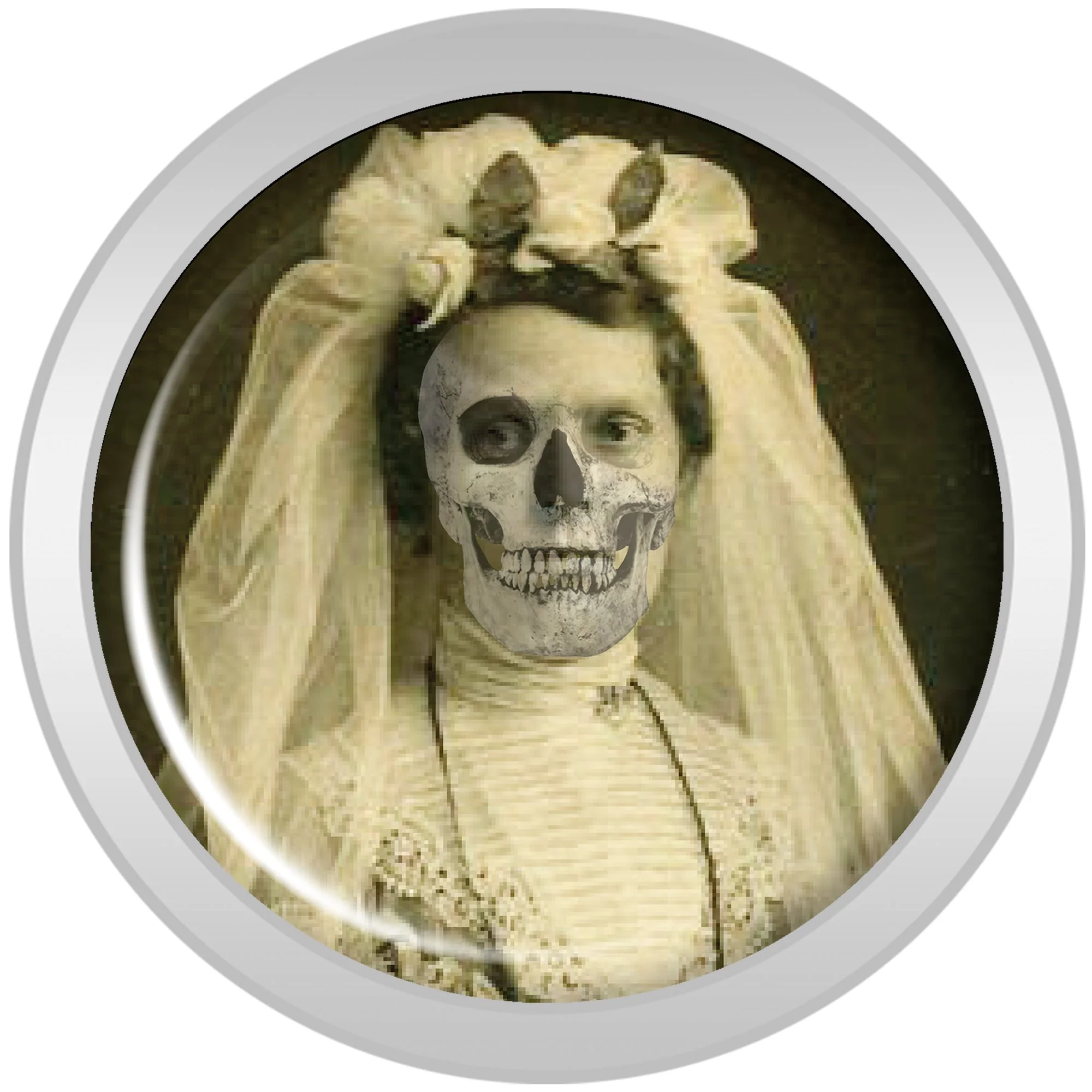 Undead Bride and Groom Halloween Plug Set 2G - Image 3