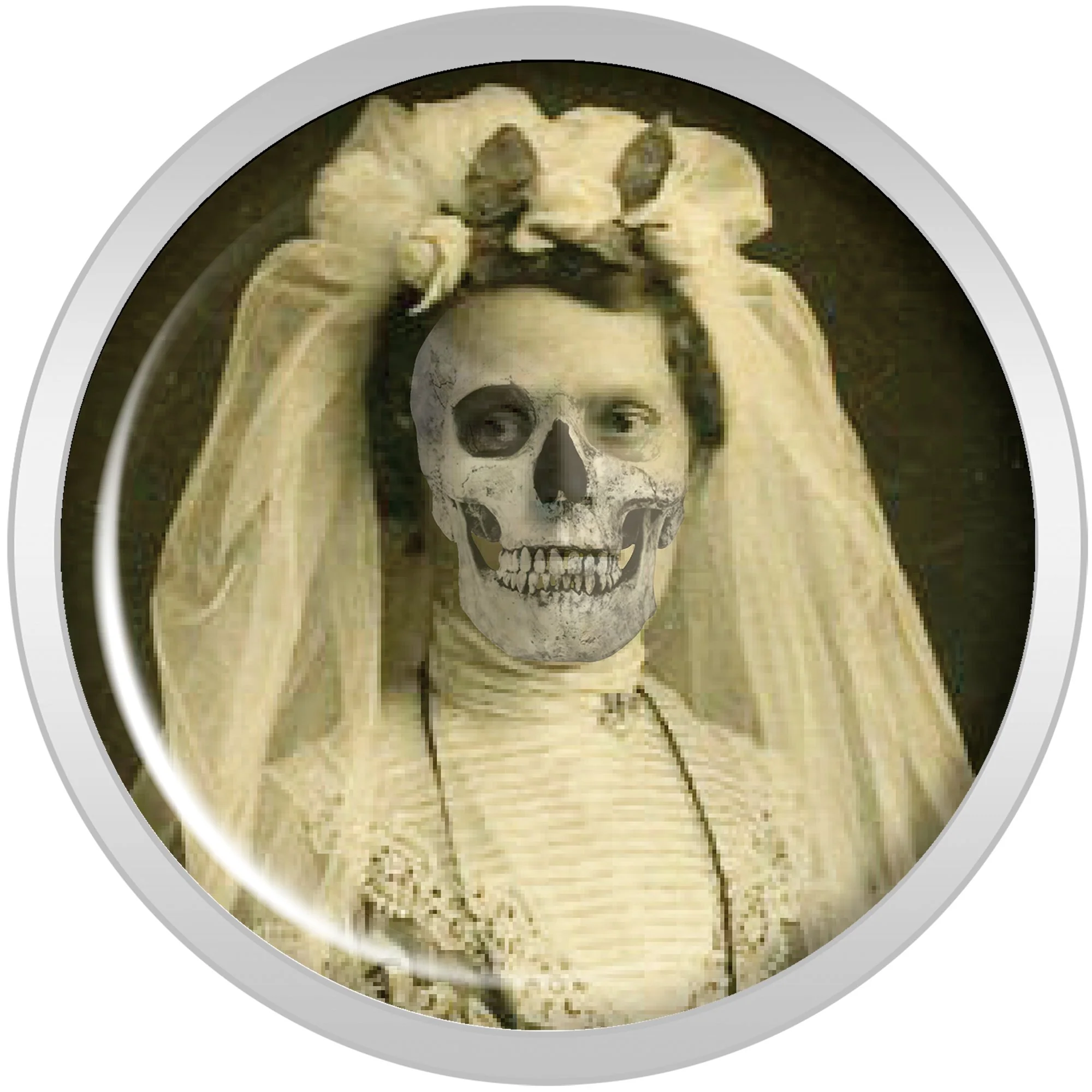 Undead Bride and Groom Halloween Plug Set 9/16 - Image 3