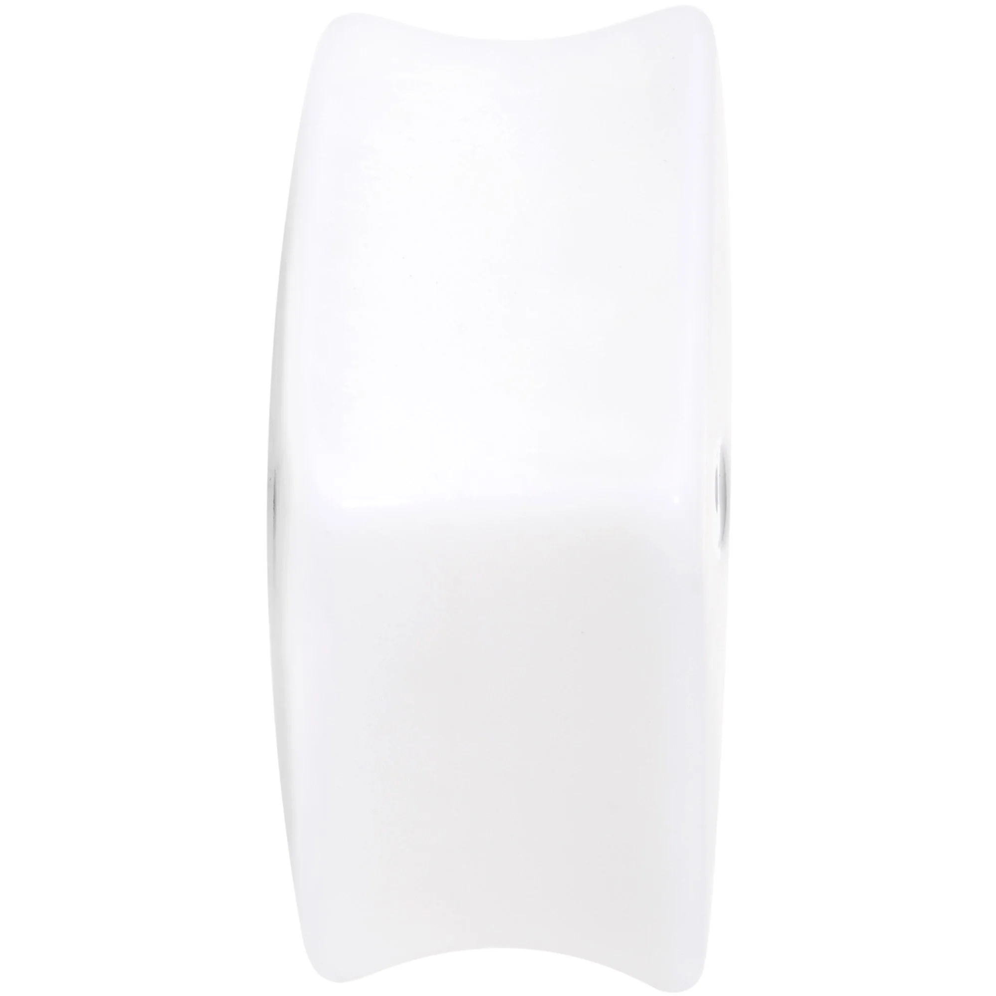 White Acrylic Square Shaped Lucky 7 Dice Saddle Plug Set 22mm to 32mm - Image 4