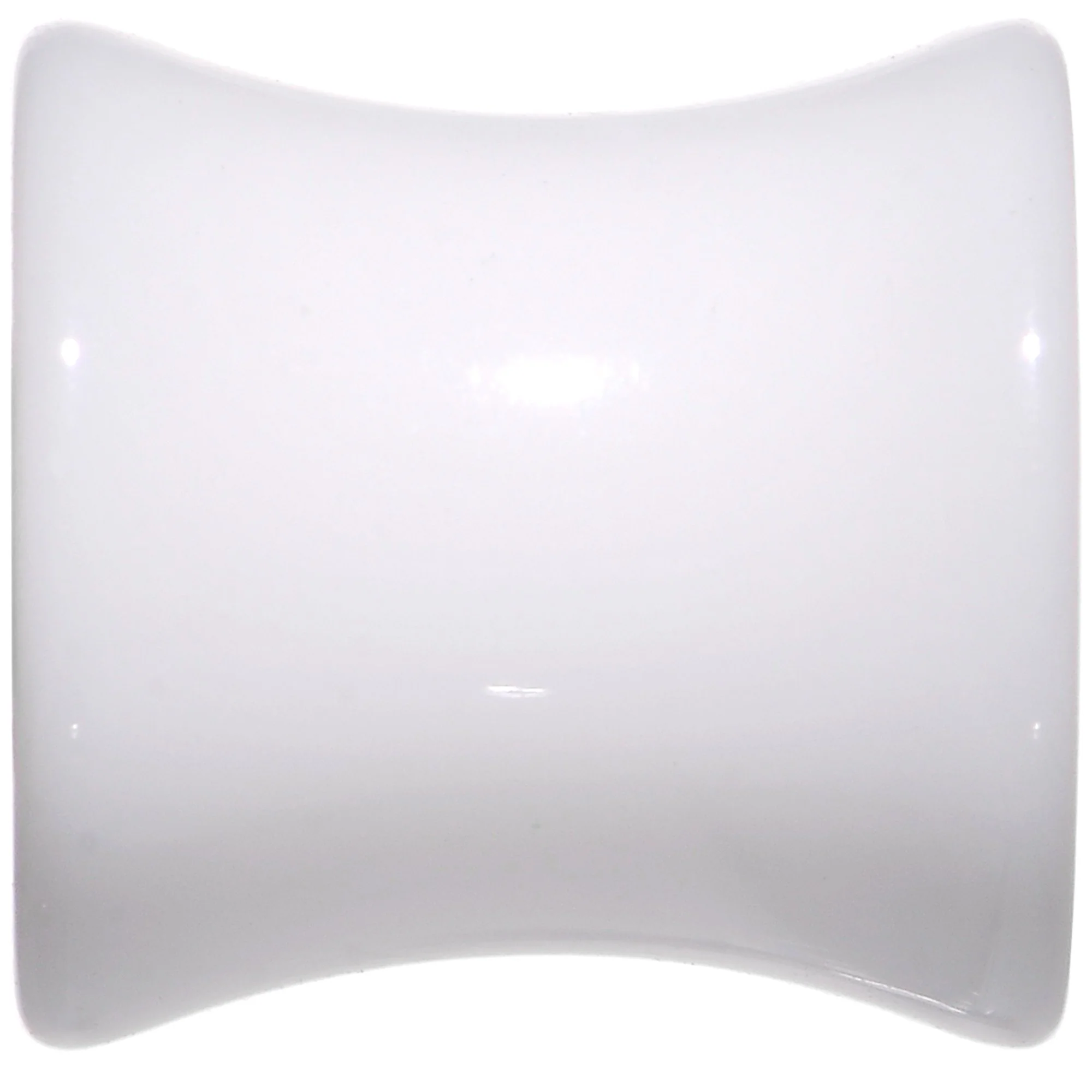 White UV Acrylic Saddle Plug Set 4mm to 25mm - Image 4