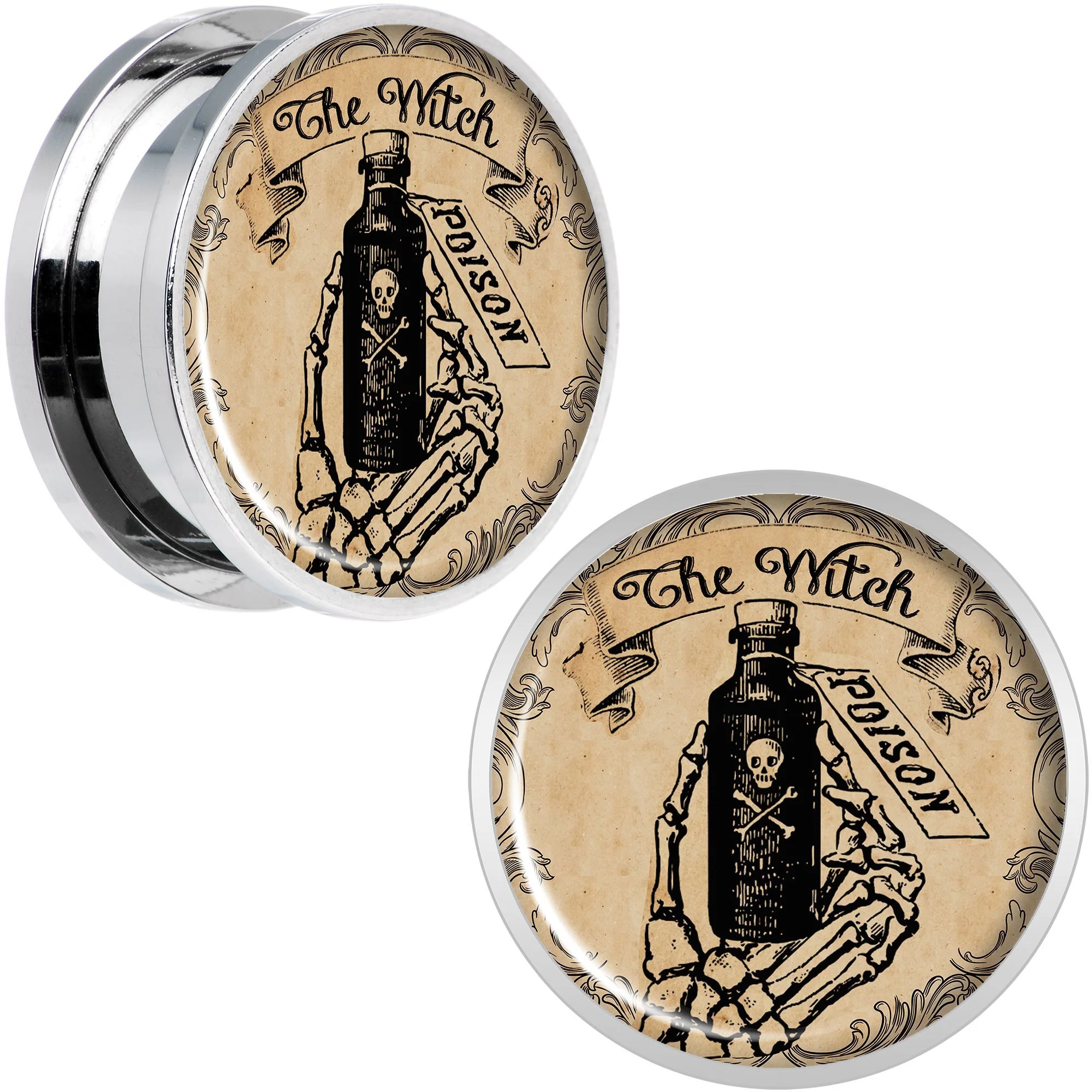 Witches Brew Poison Potion Halloween Plug Set 0G to 20mm - Image 10