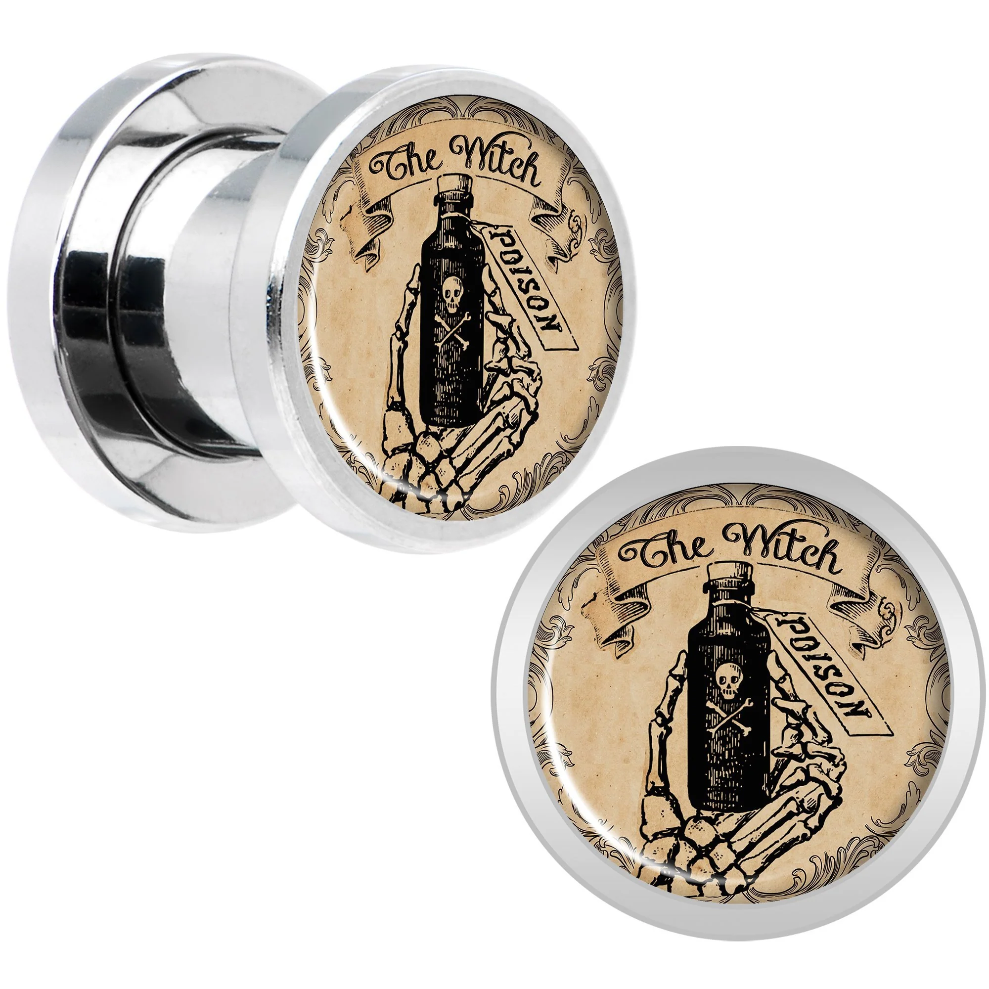 Witches Brew Poison Potion Halloween Plug Set 0G to 20mm - Image 5